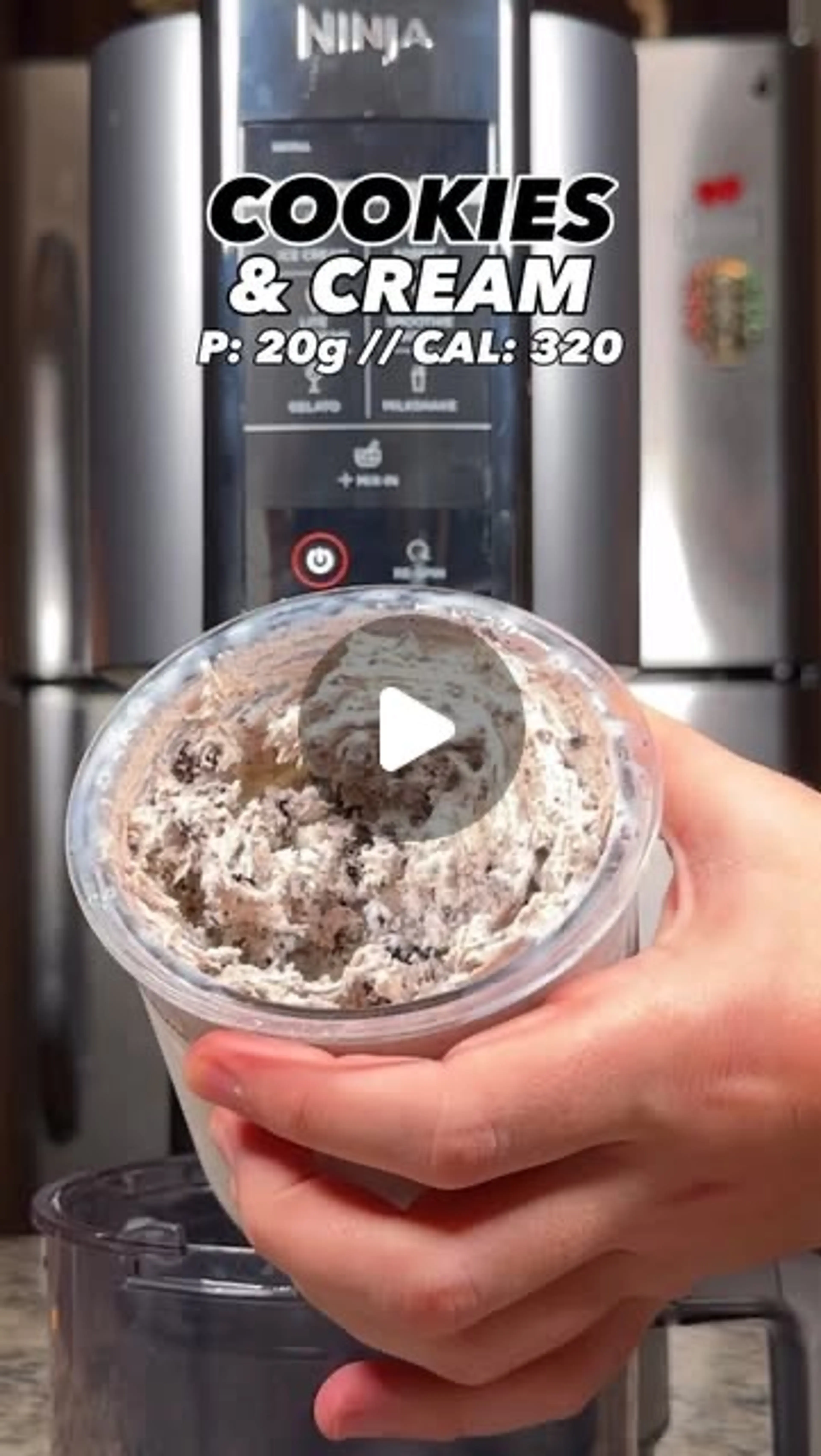 Ninja Creami , Cookies & Cream Ice Cream