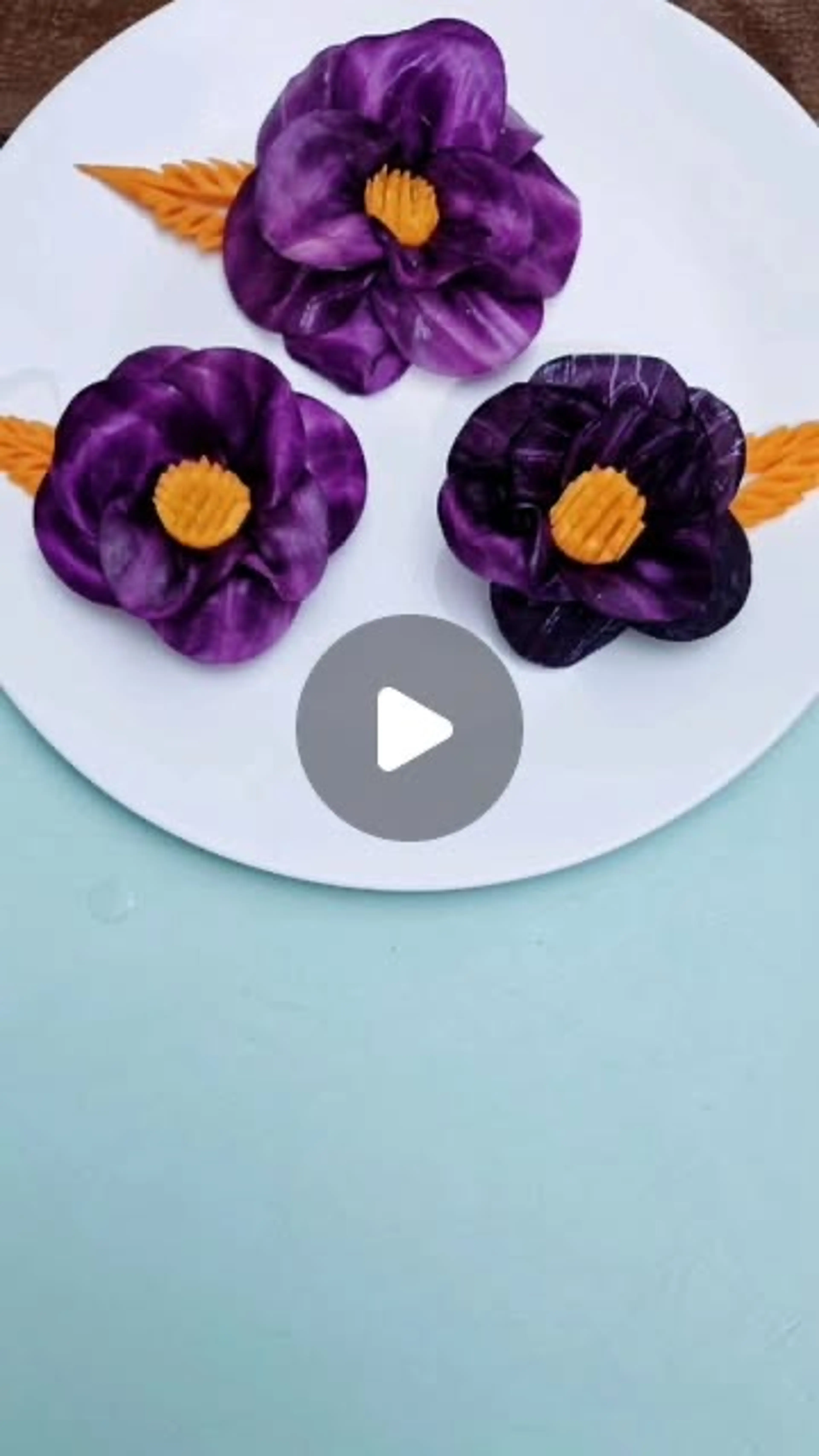 Flor De Repolho Roxo