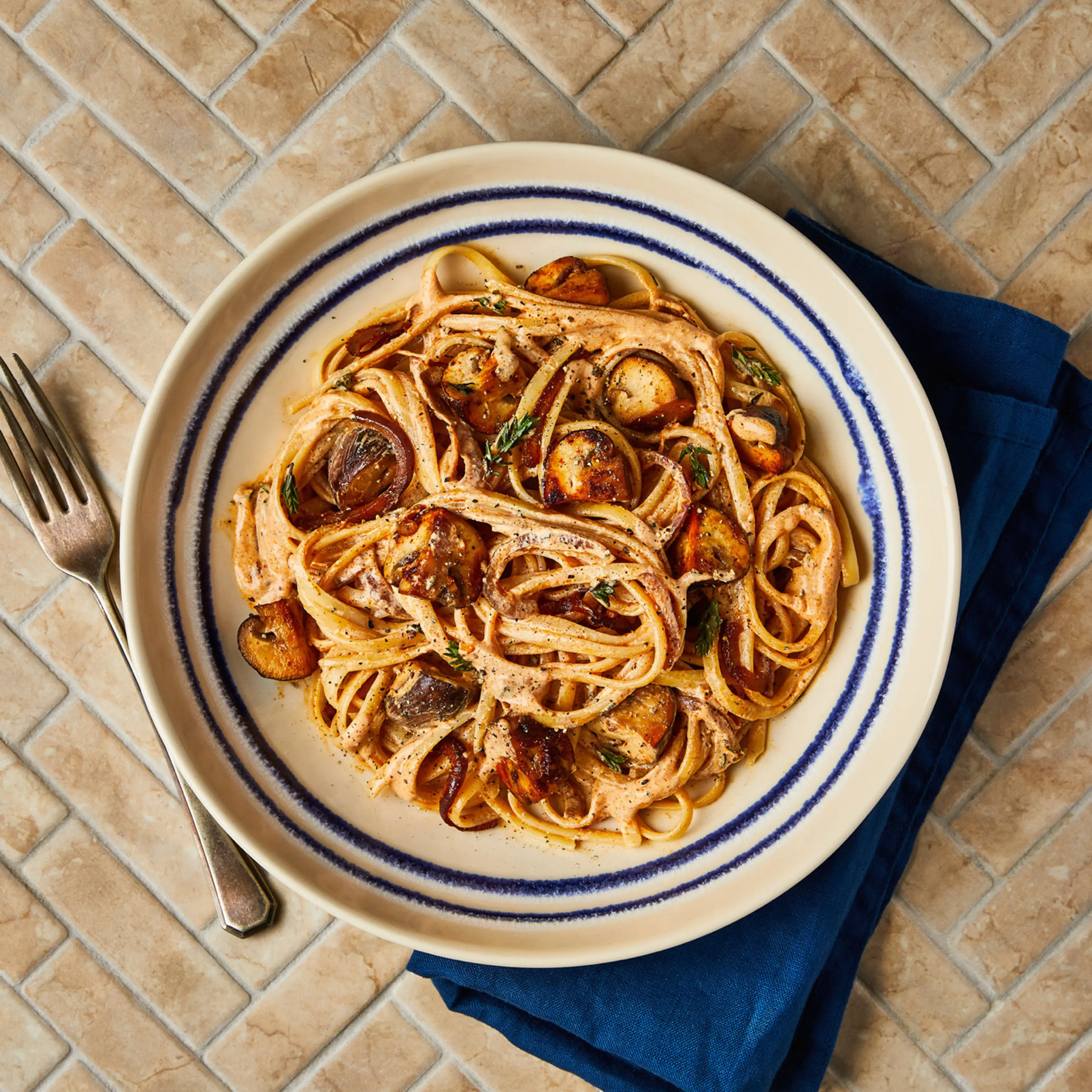 Creamy Mushroom Stroganoff