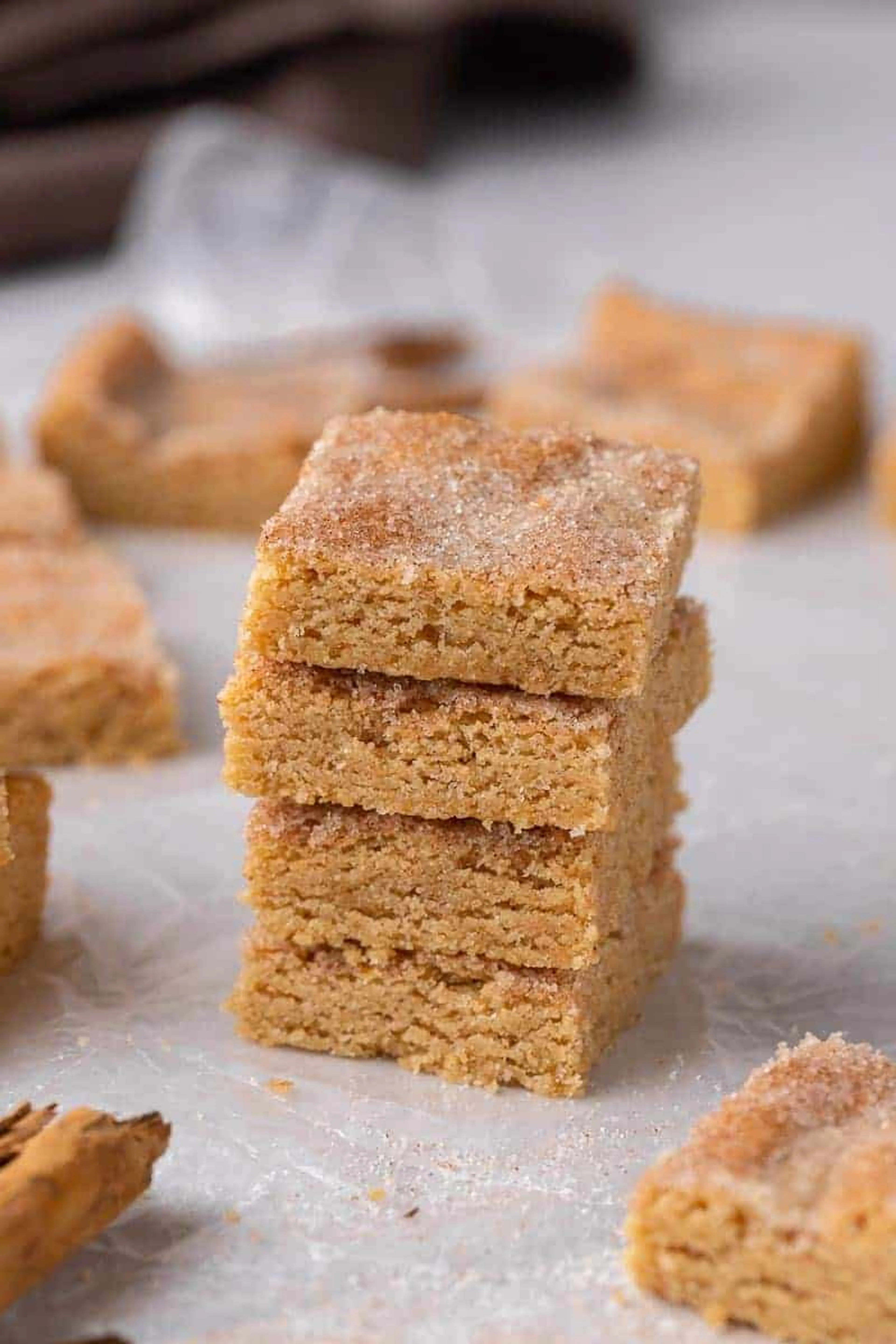 Snickerdoodle bars blondies