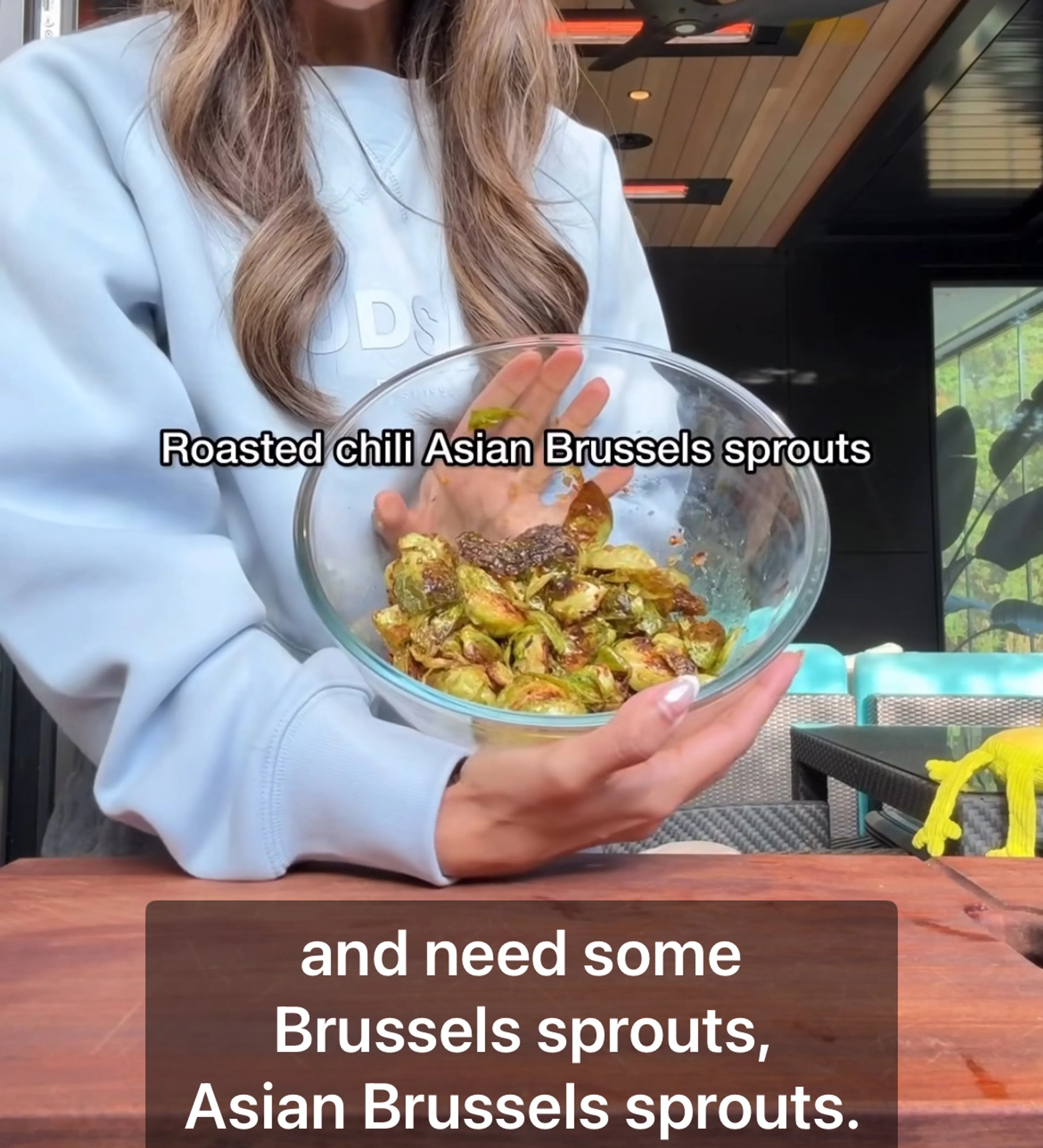 sangita.patel Roasted Chilli Asian Brussels Sprouts &