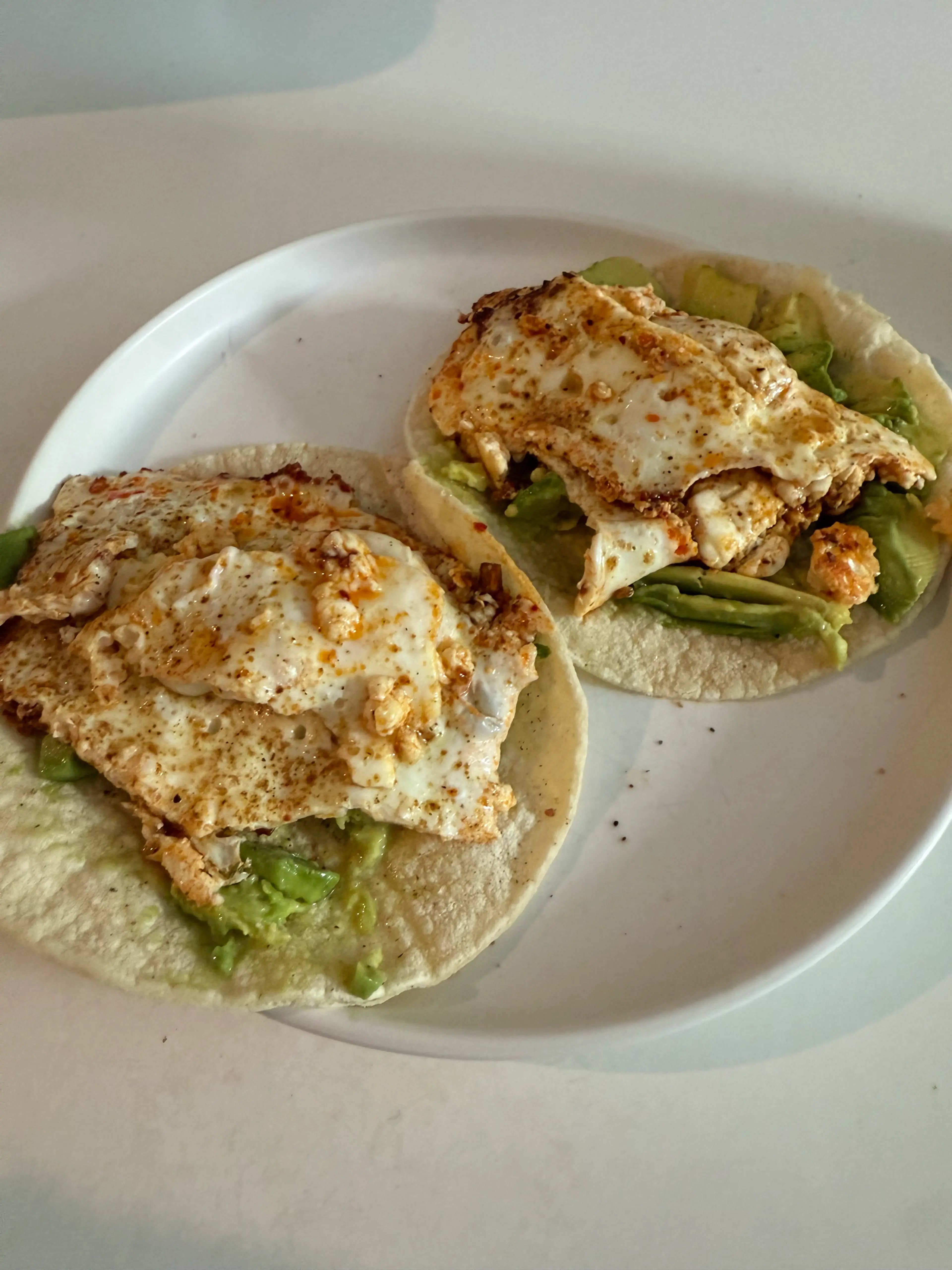 Chili Crisp Feta Egg Taco