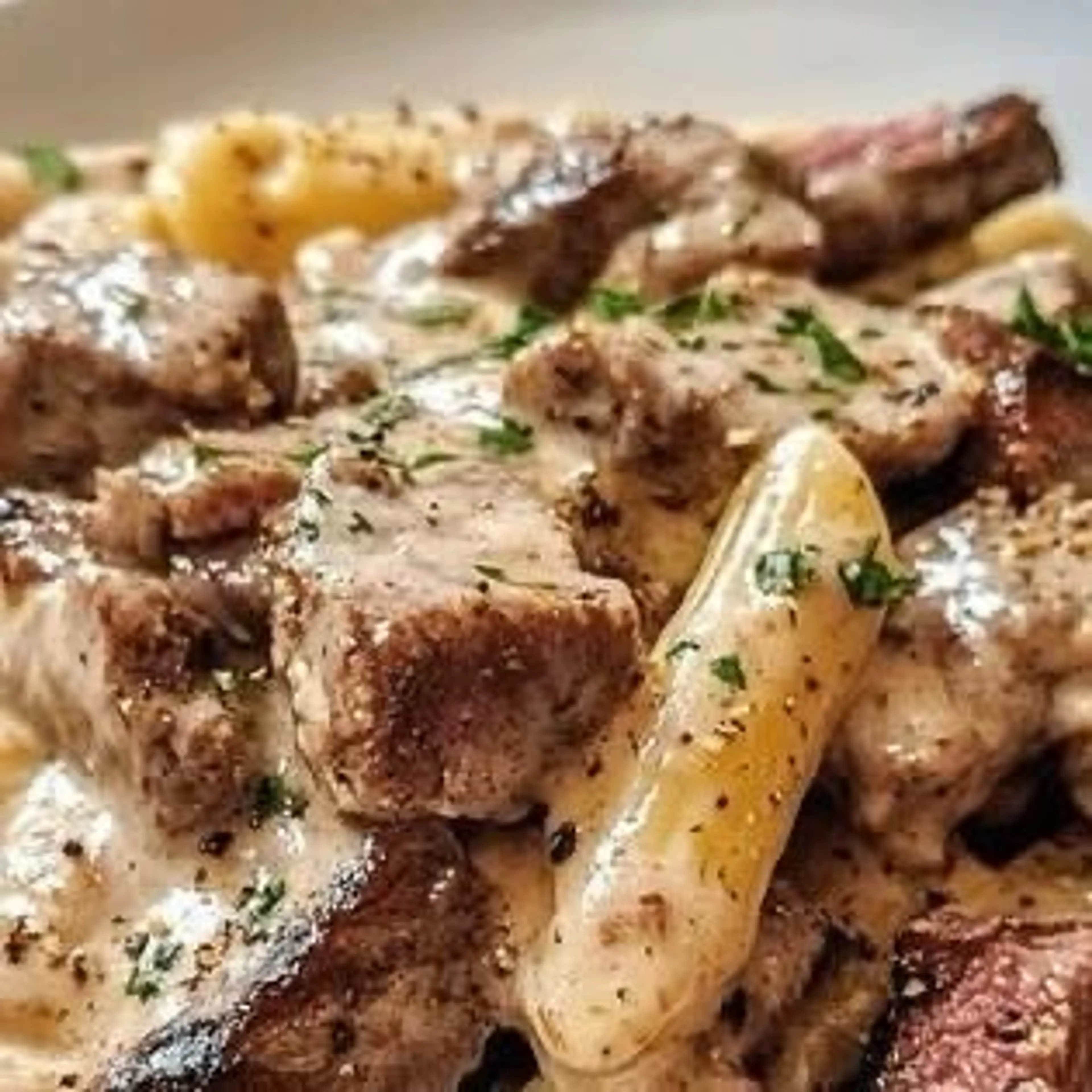 Creamy Steak Pasta