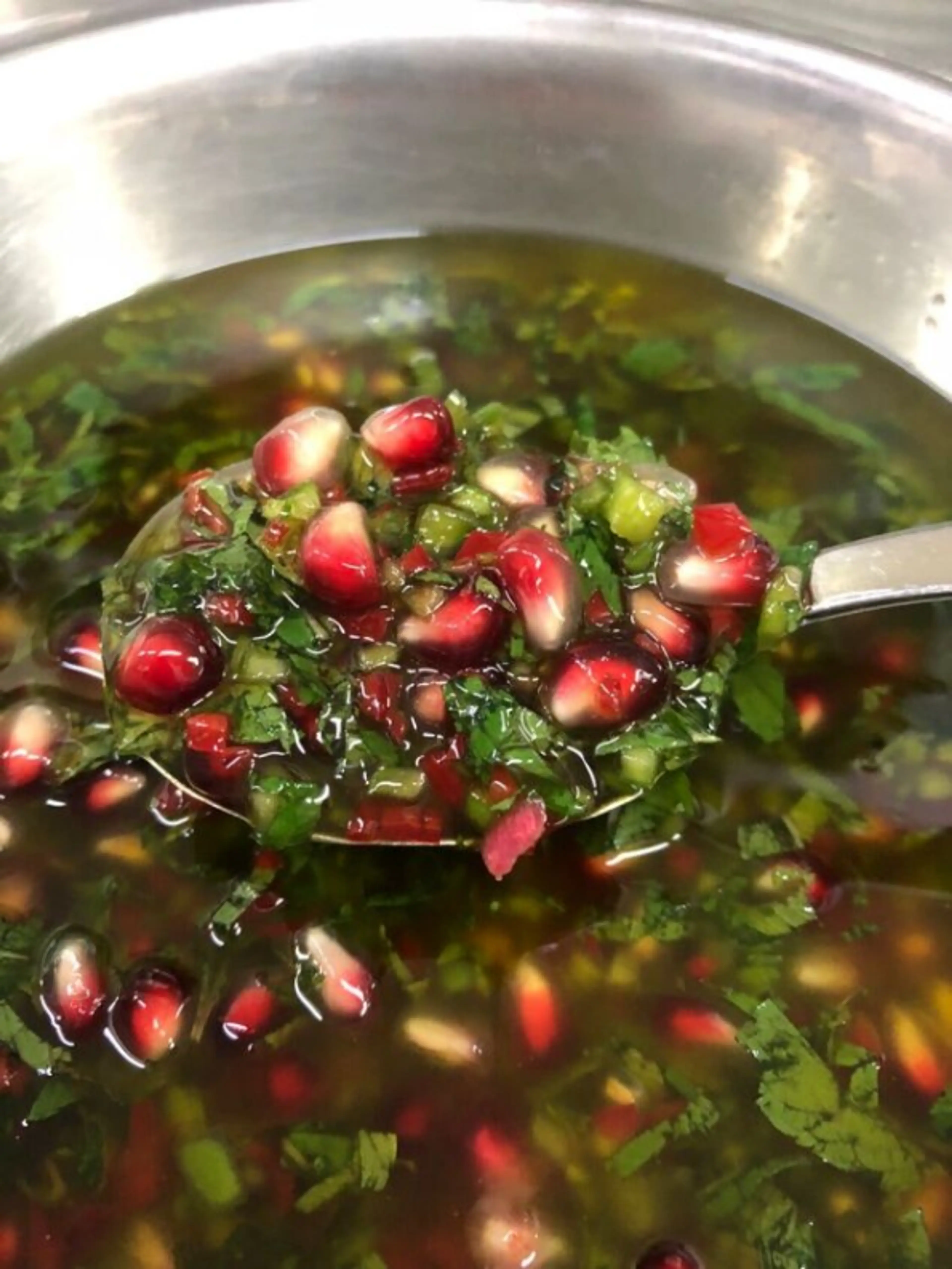 Pomegranate Chimichurri Sauce