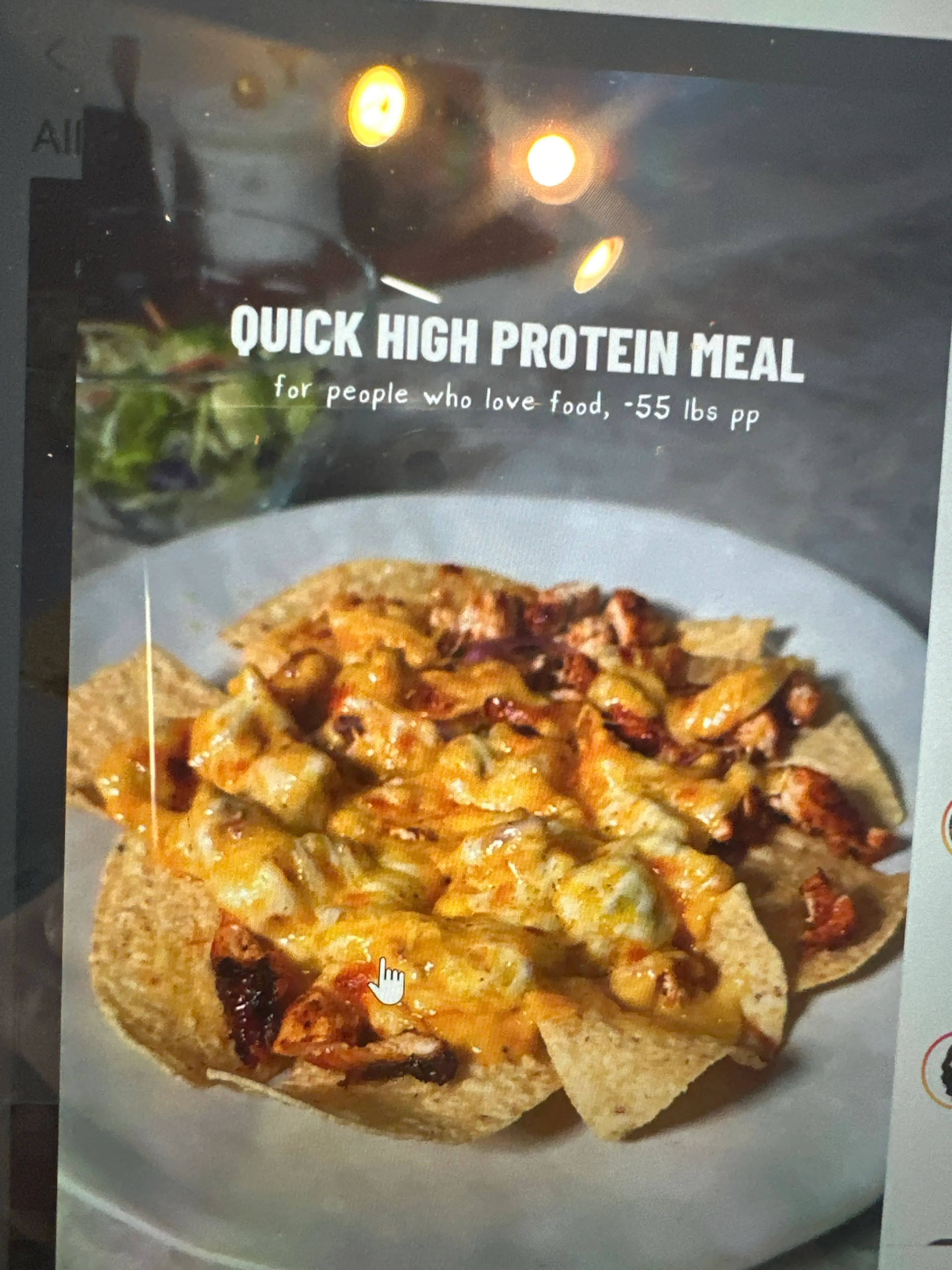 Cheesy Chicken Nachos