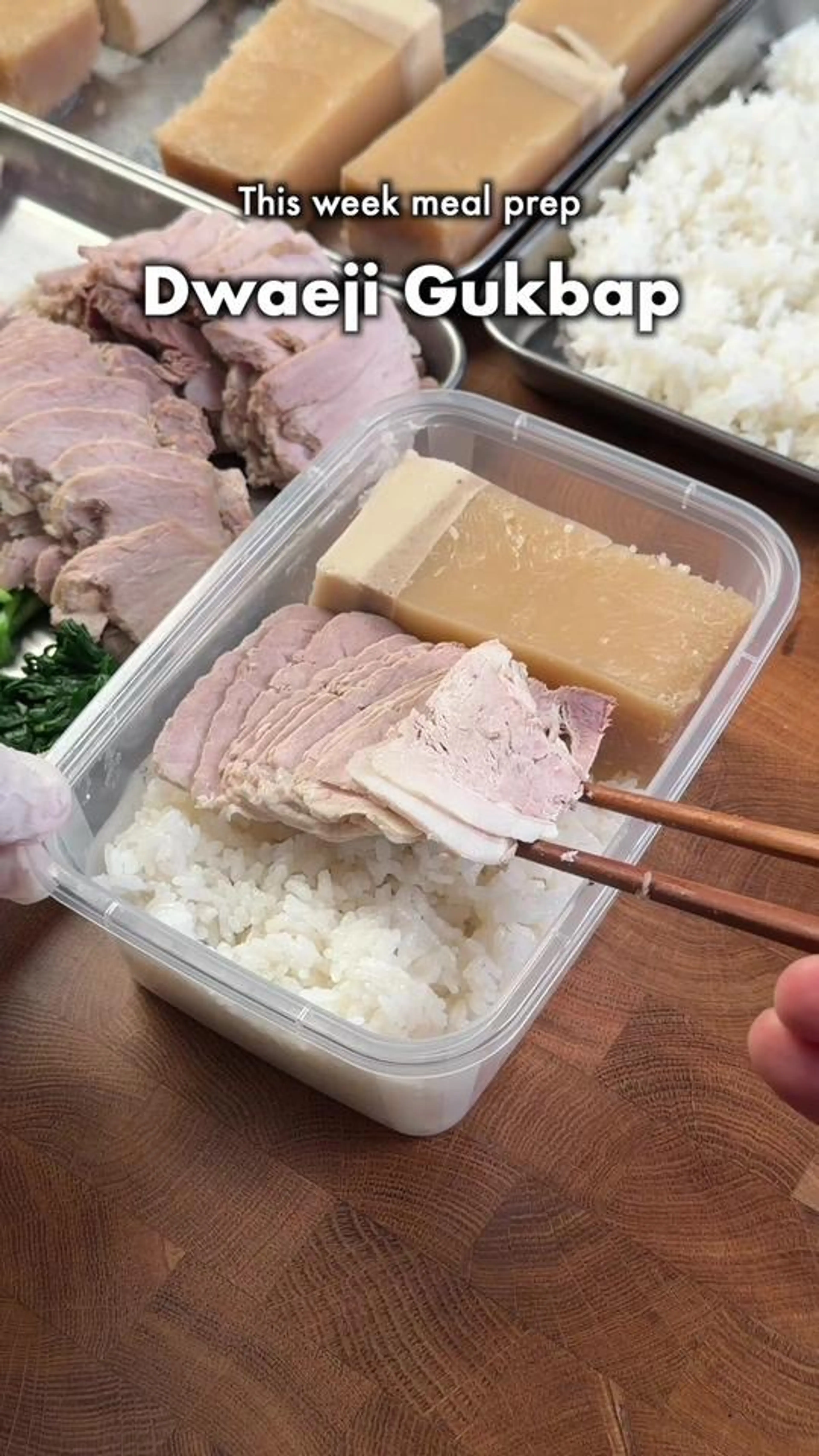 This Week Meal Prep : Dwaeji Gukbap