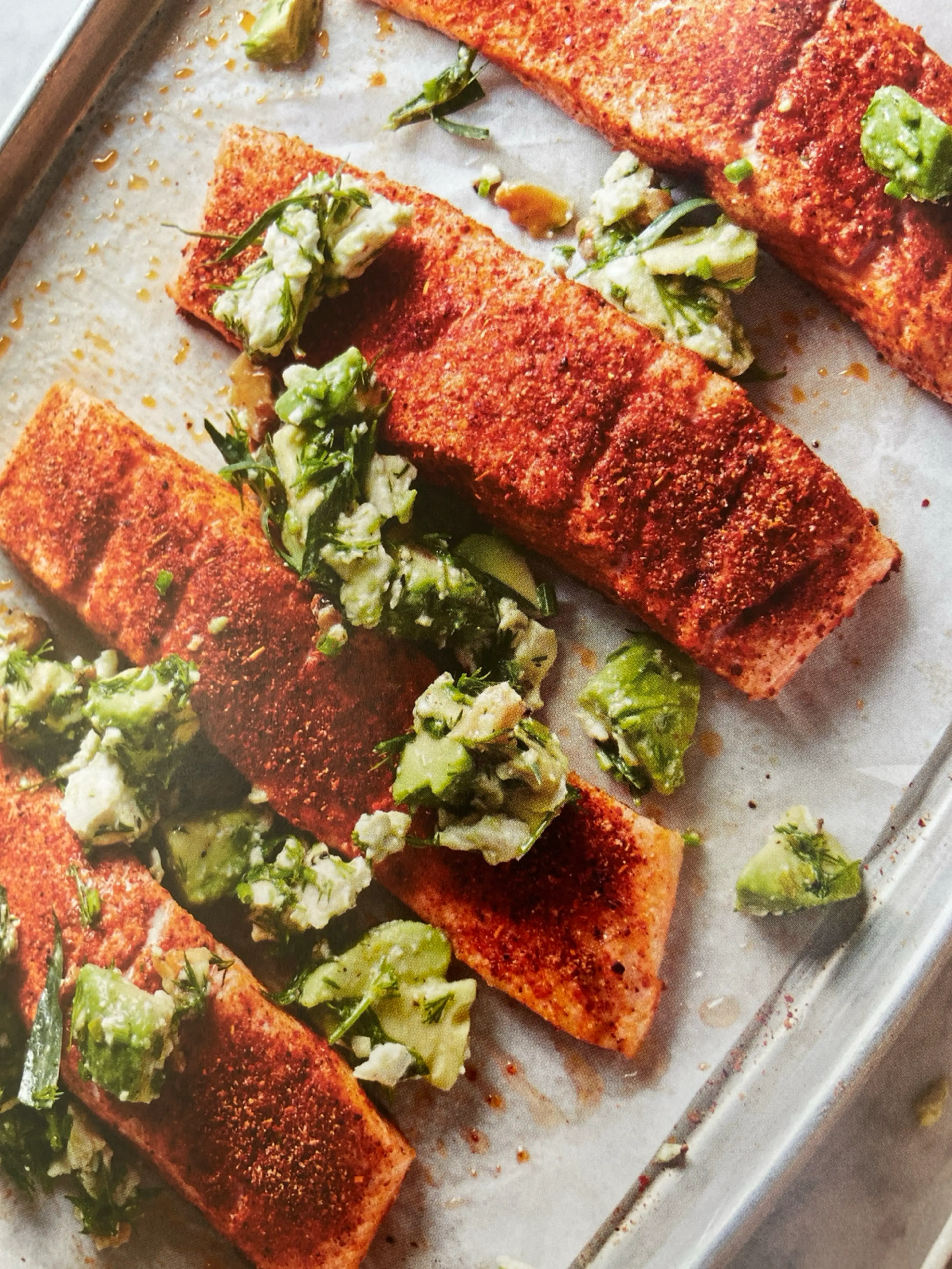 chili Lime Salmon WITH BANGIN' AVOCADO SALSA