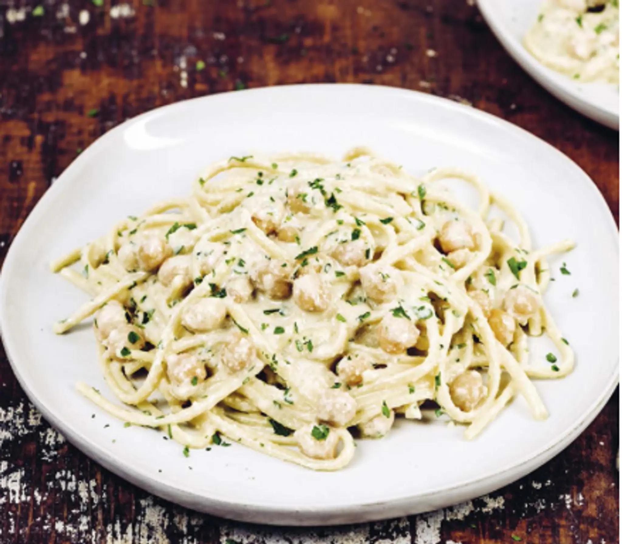 Chickpea Alfredo