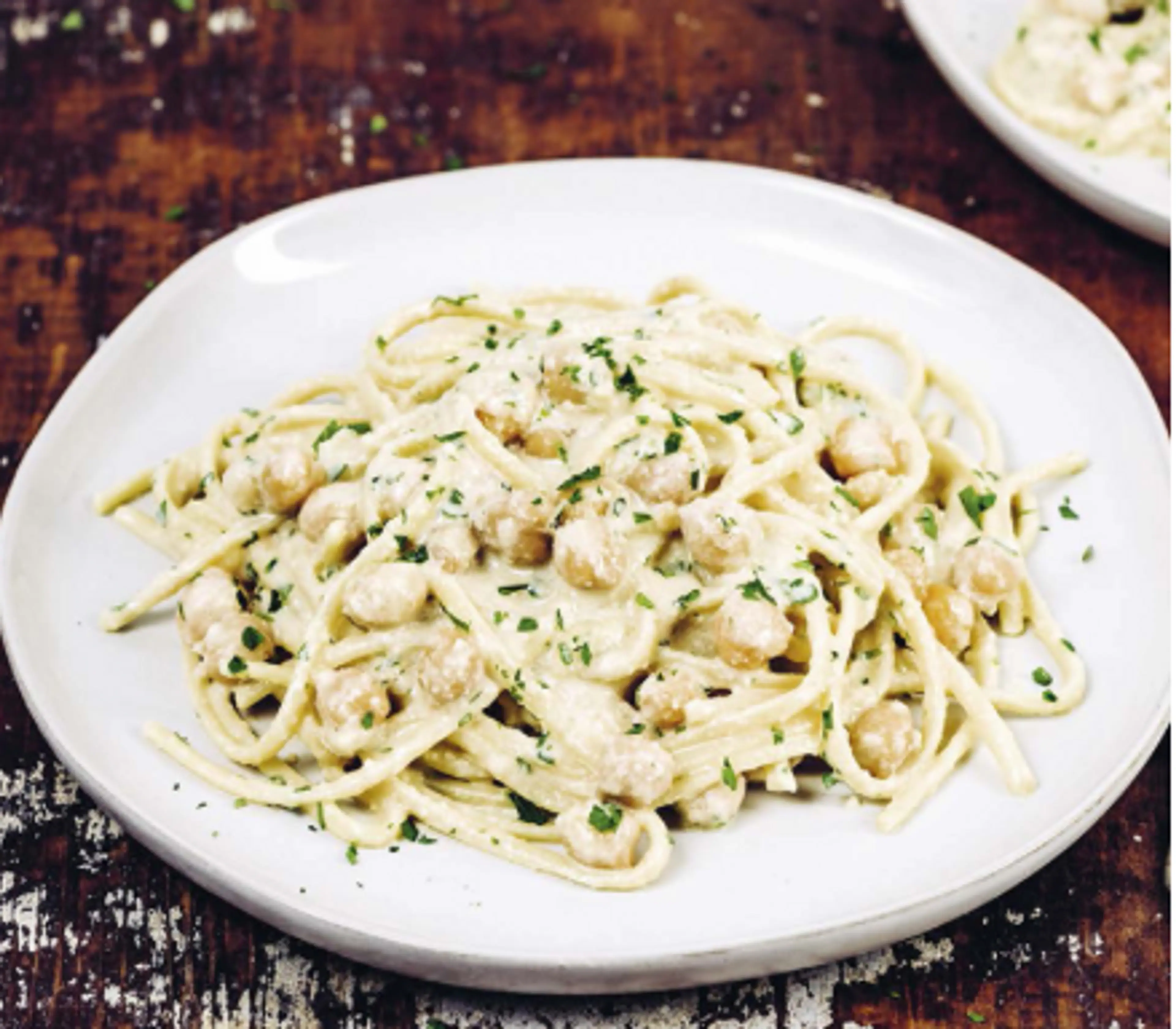 Chickpea Alfredo