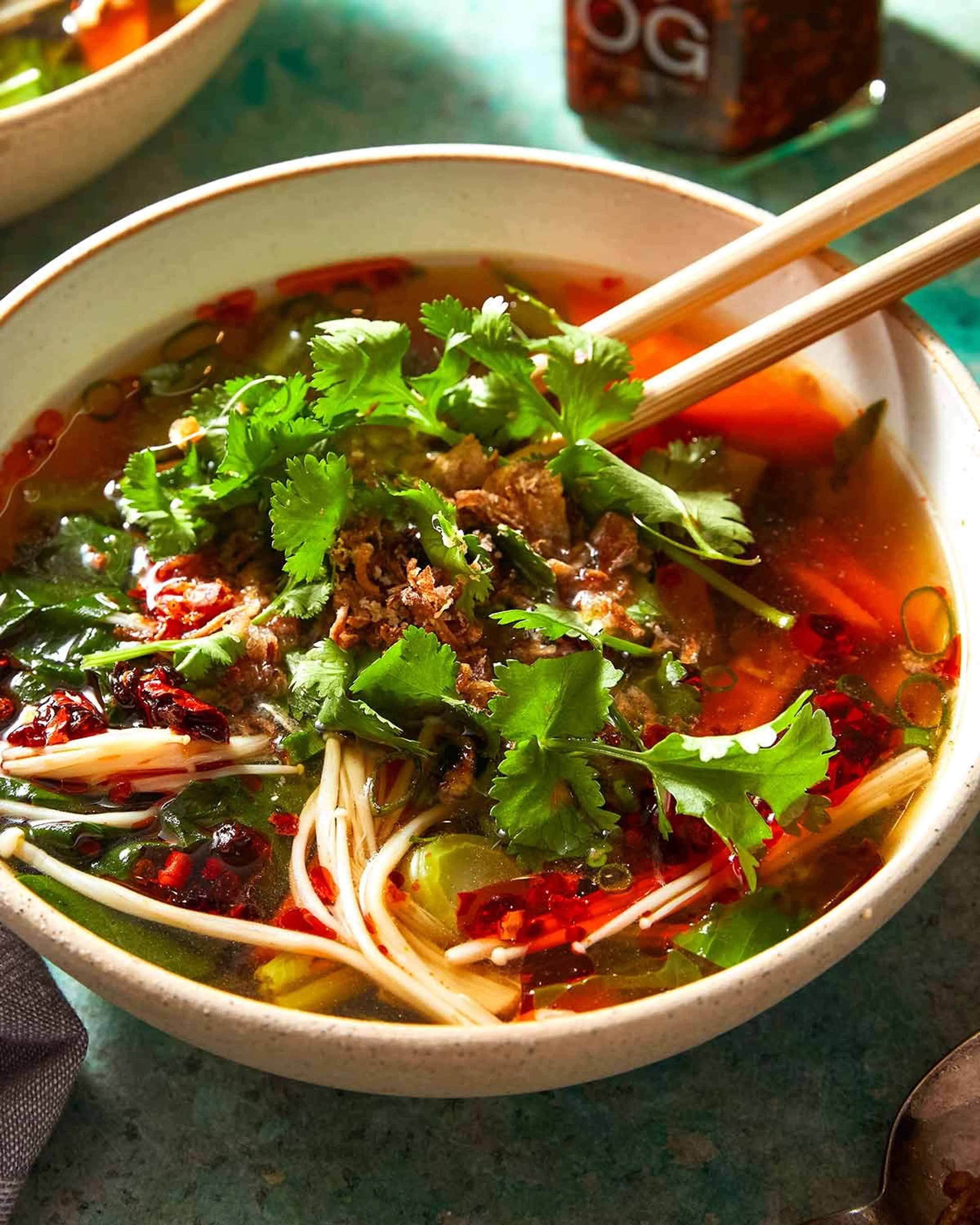 My quickest Chinese Vegetable Soup - low calorie miracle!