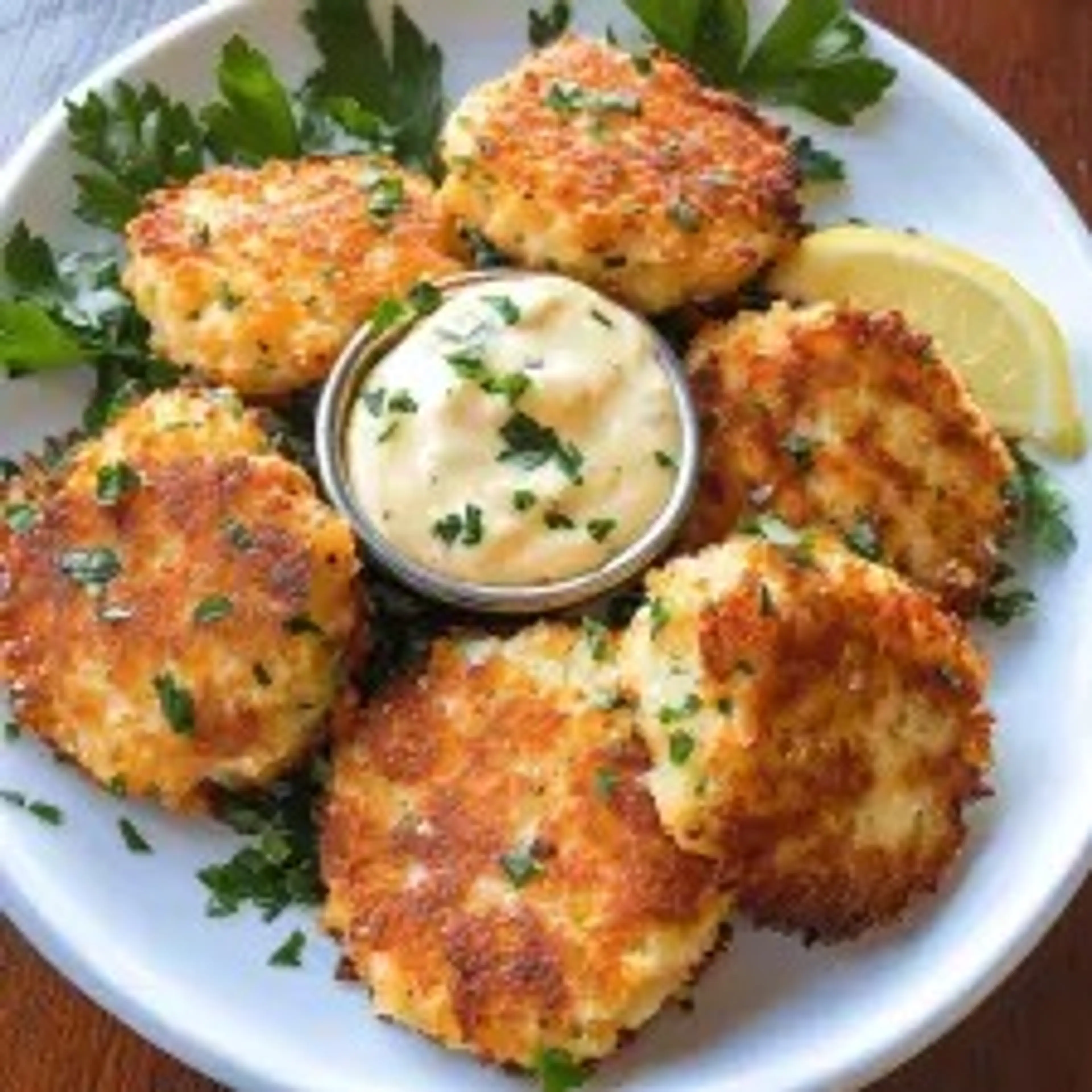 Shrimp Cakes with Lemon Aioli