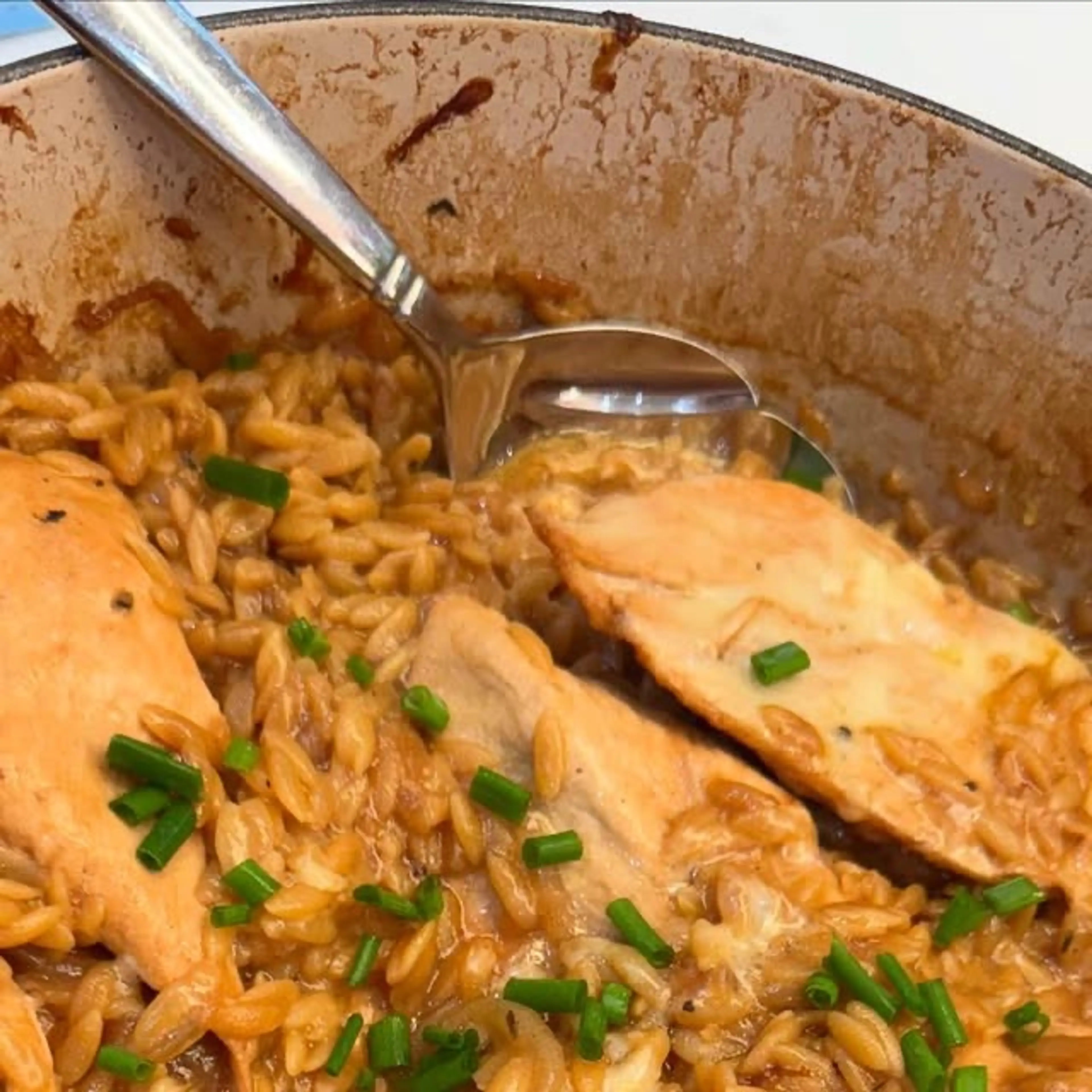 One Pot Chicken Orzo
