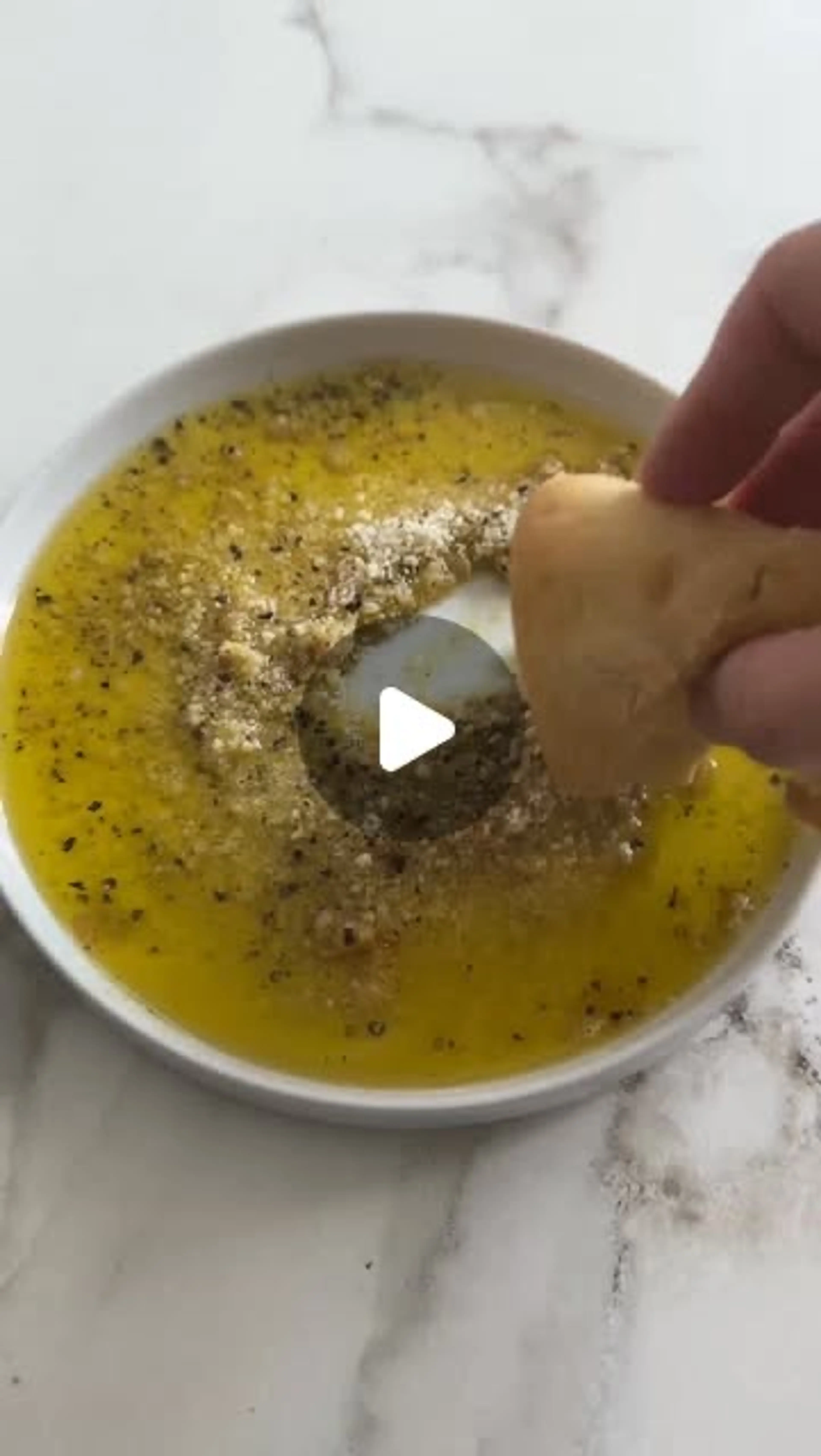 Cacio E Pepe Bread Dipping Oil