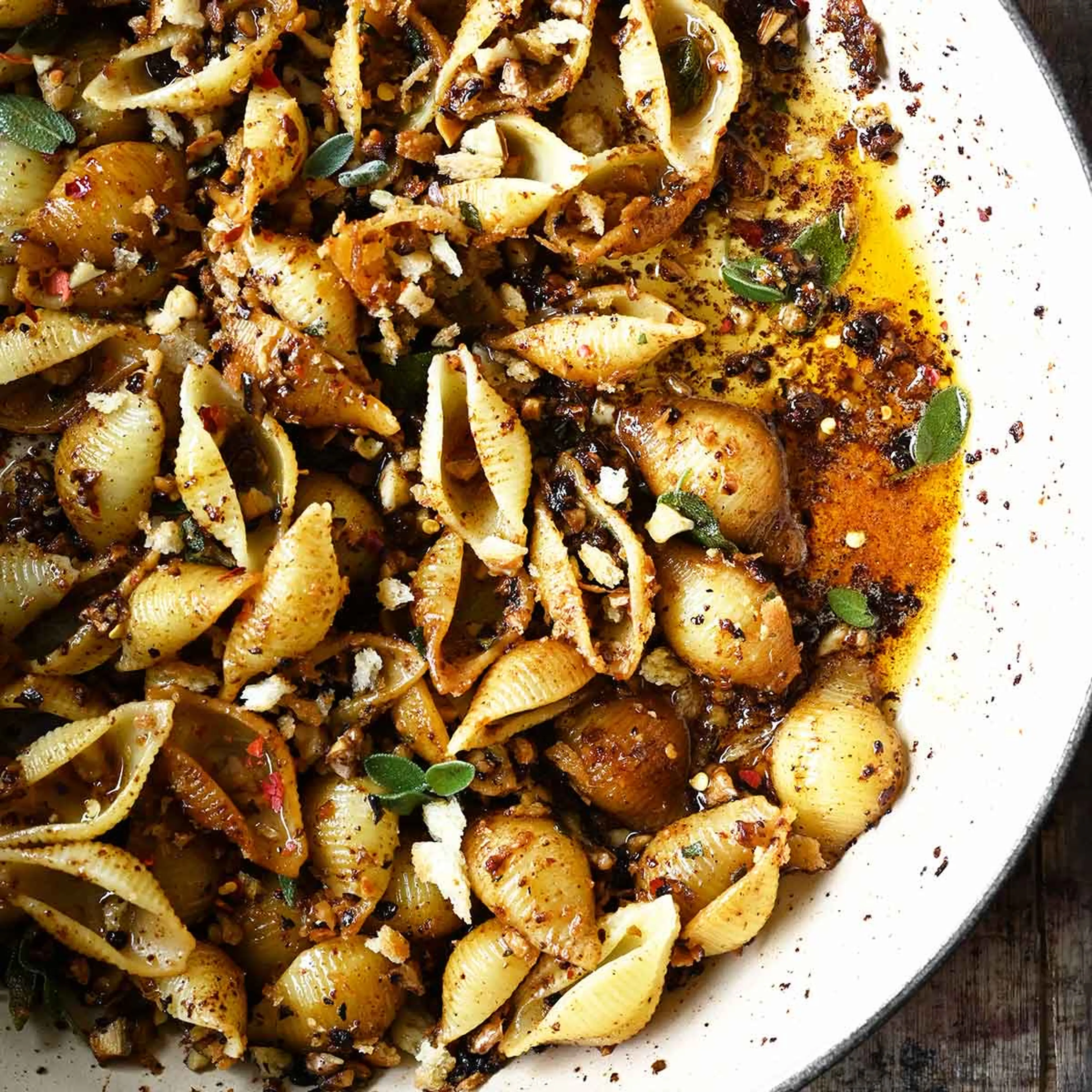 Spicy Miso Brown Butter Pasta