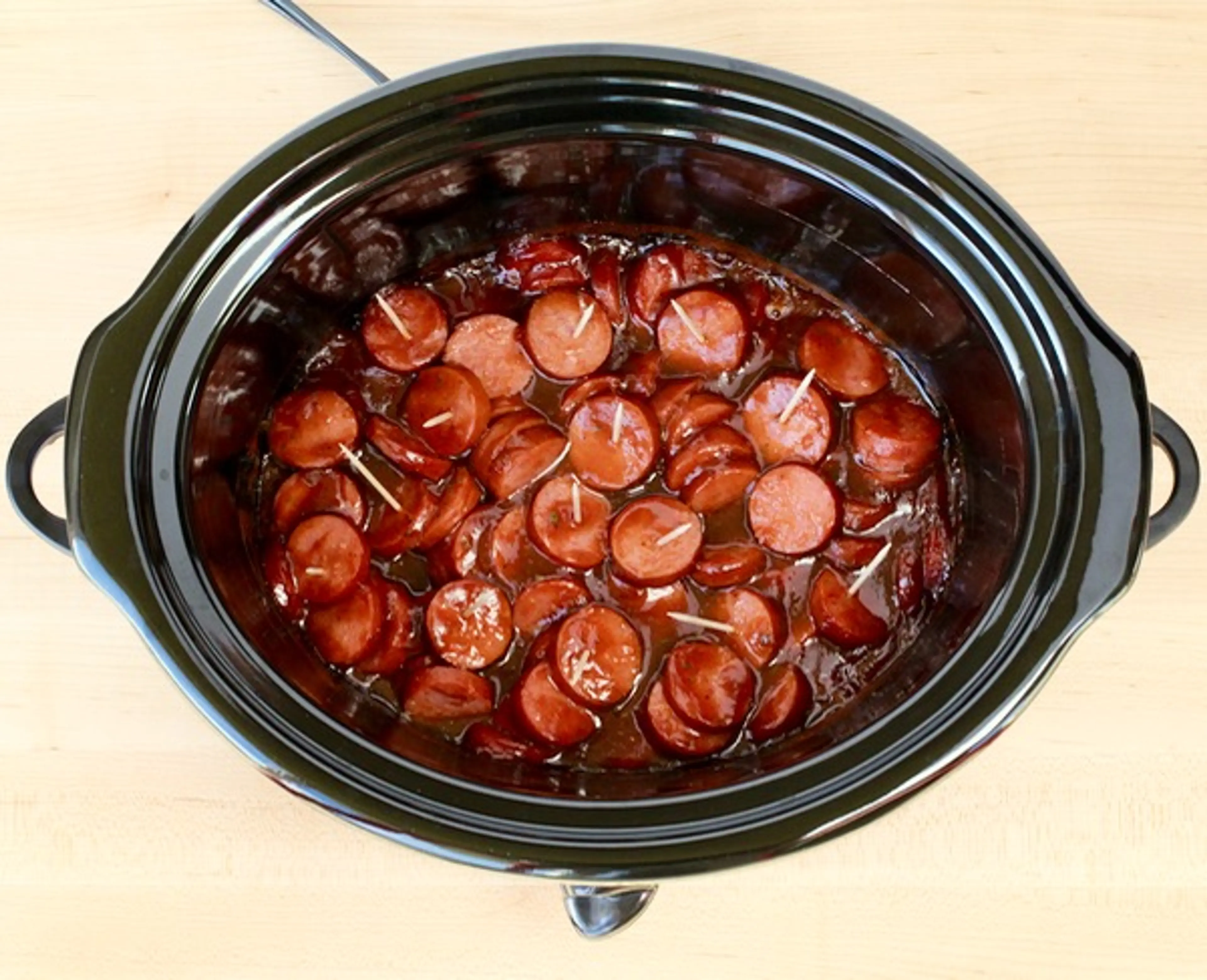 Slow Cooker Kielbasa Bites Recipe (BBQ Ranch)