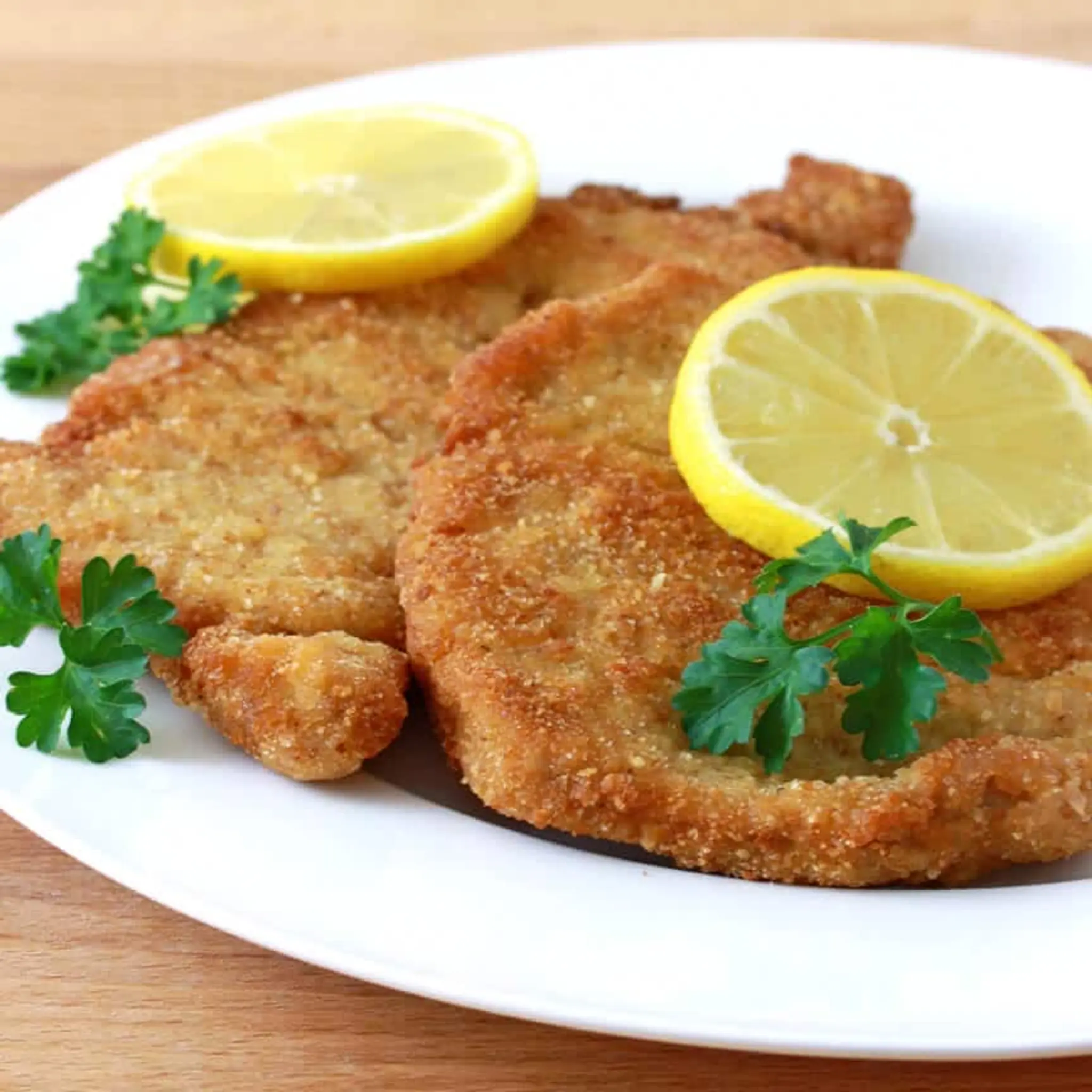 Traditional German Schnitzel (Schweineschnitzel)