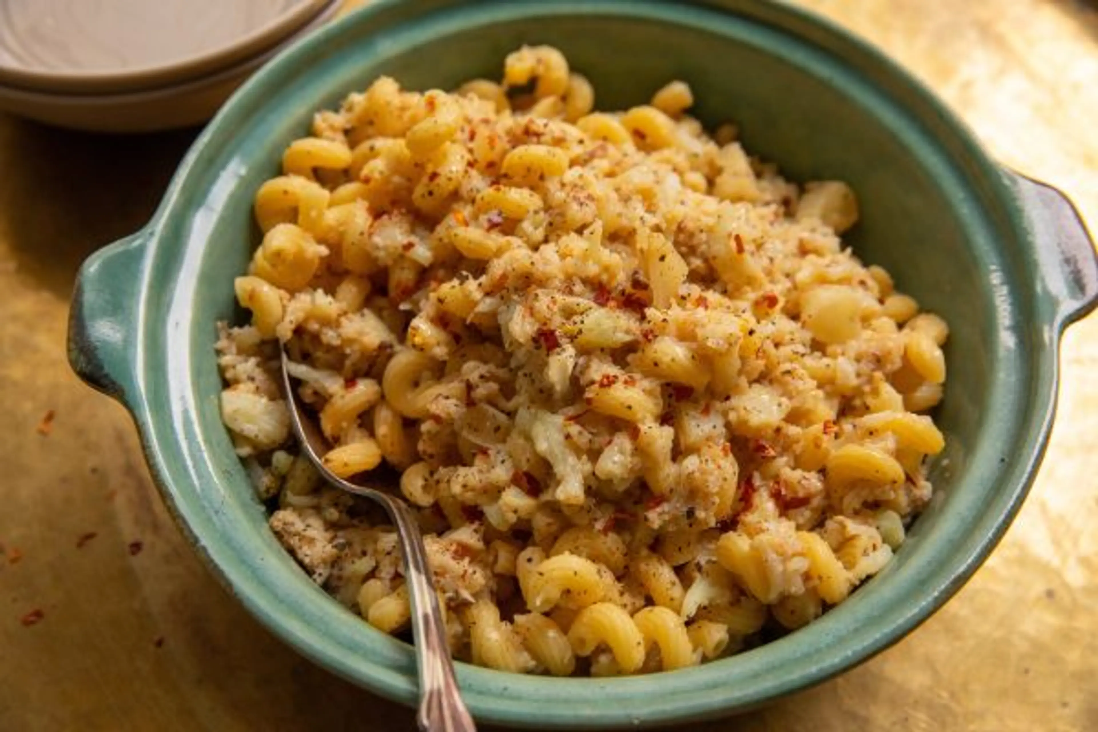 Two-Cheese Pasta with Cauliflower