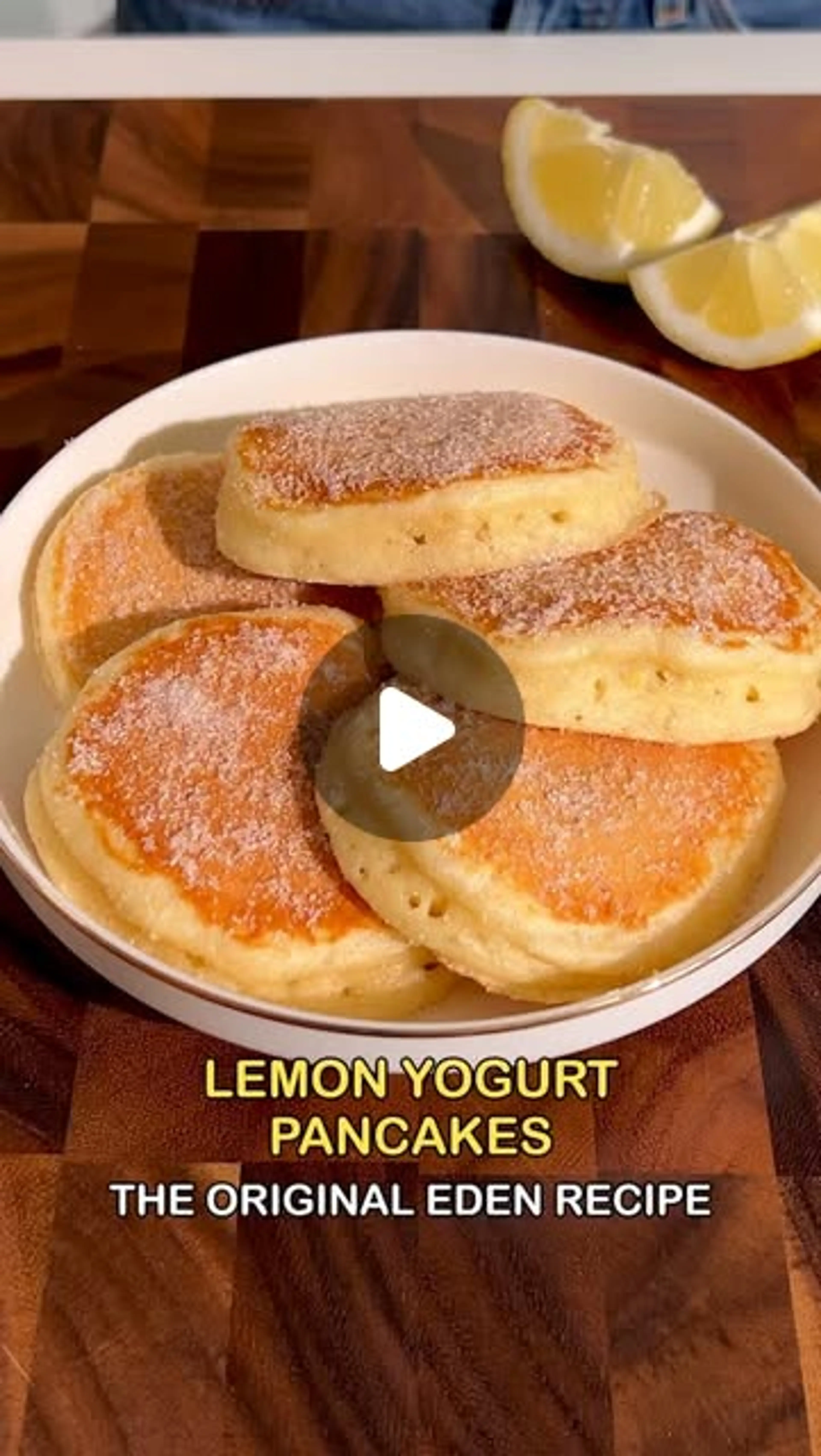 Lemon Yoghurt Pancakes