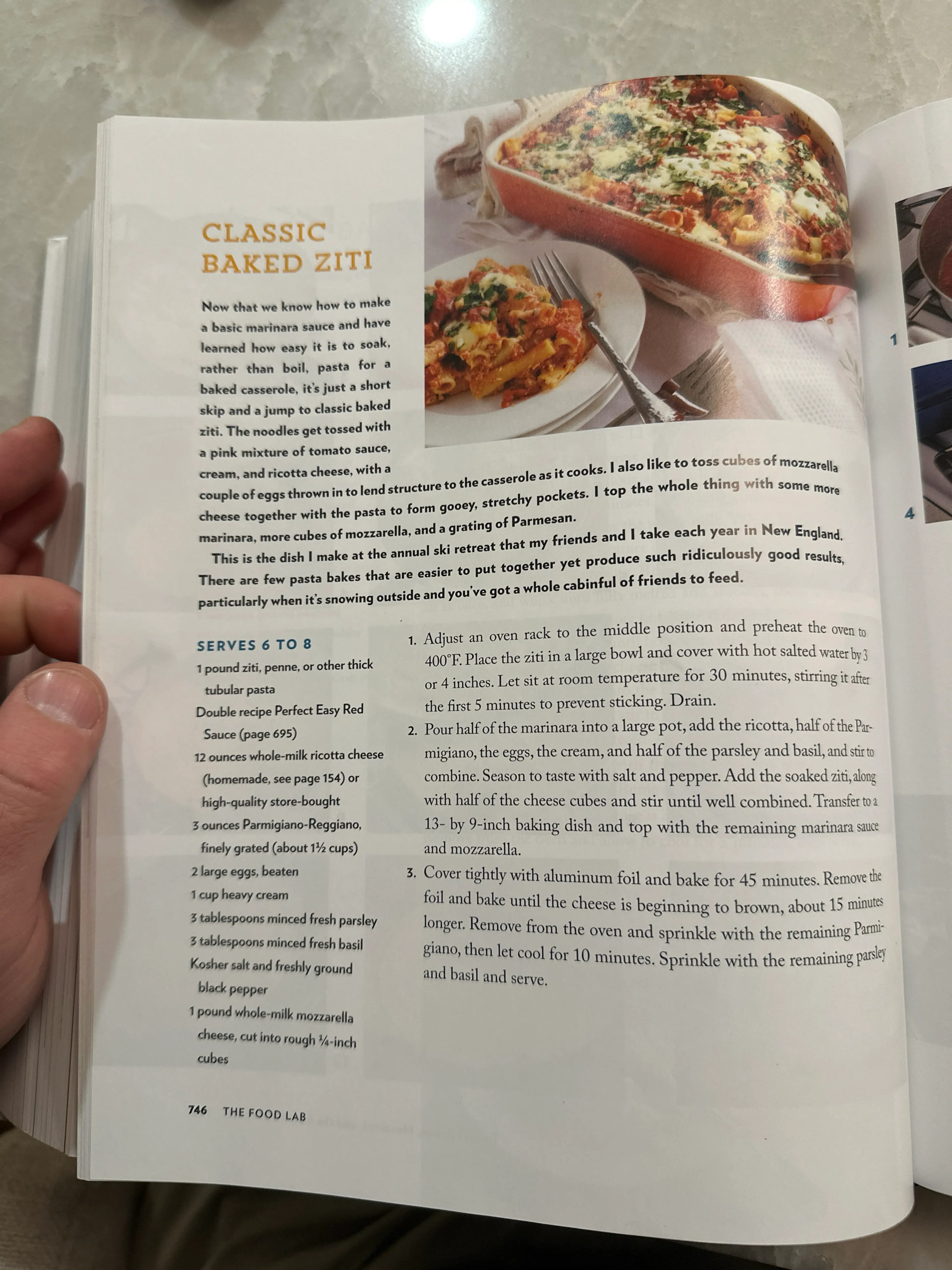 CLASSIC BAKED ZITI