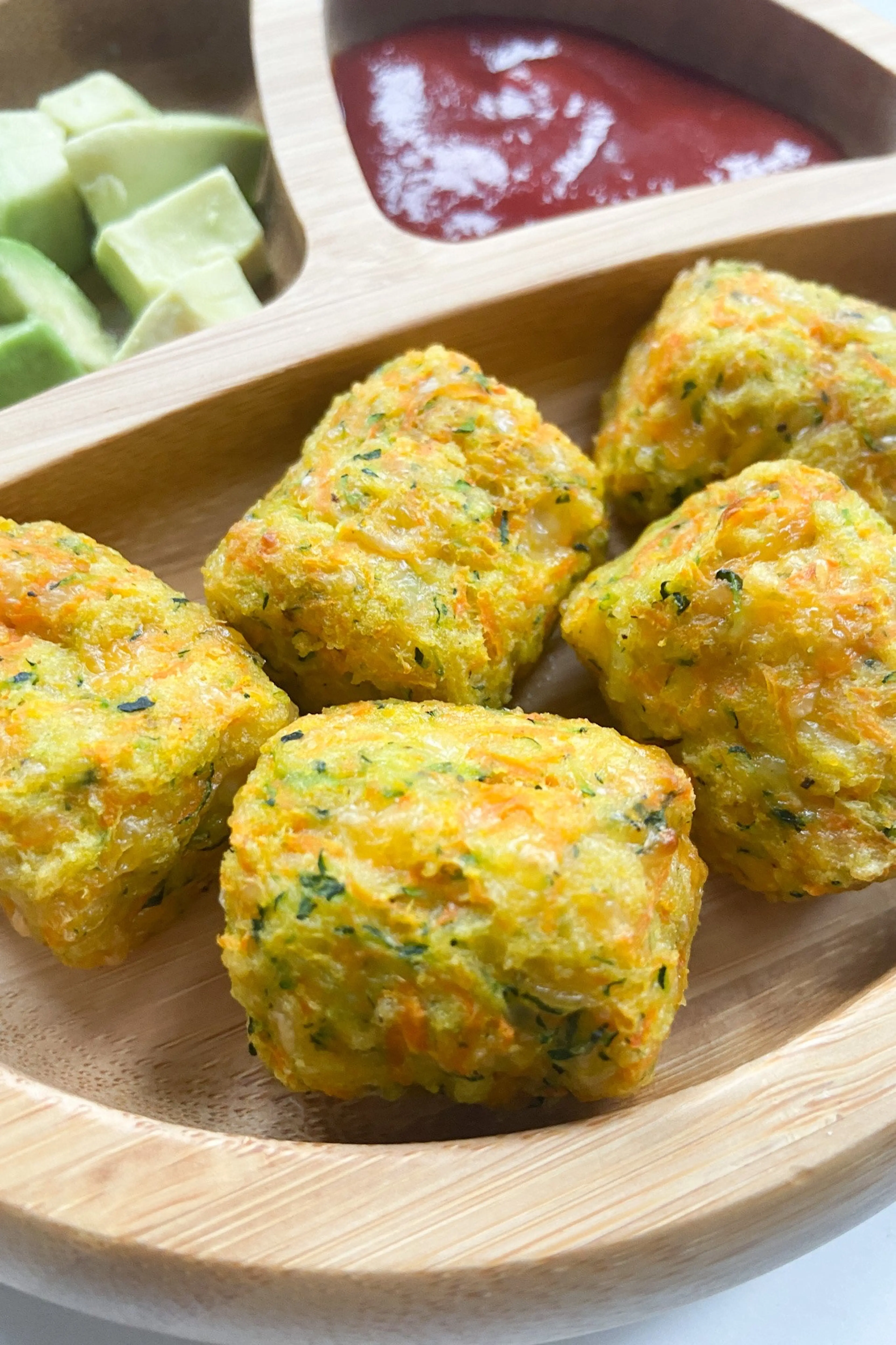 Oven-Baked Zucchini Carrot Tots