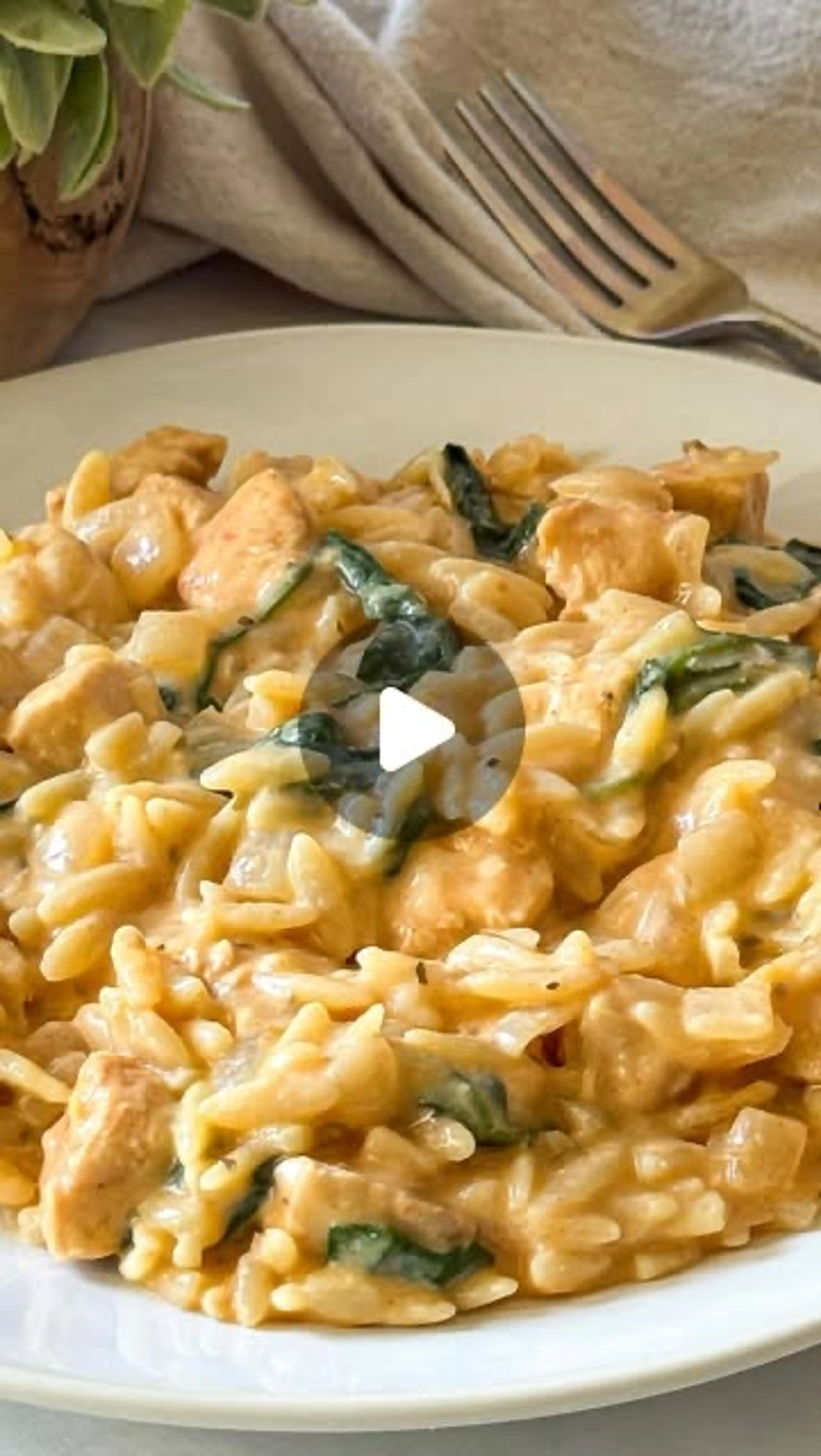 Lemon Chicken Orzo Pasta