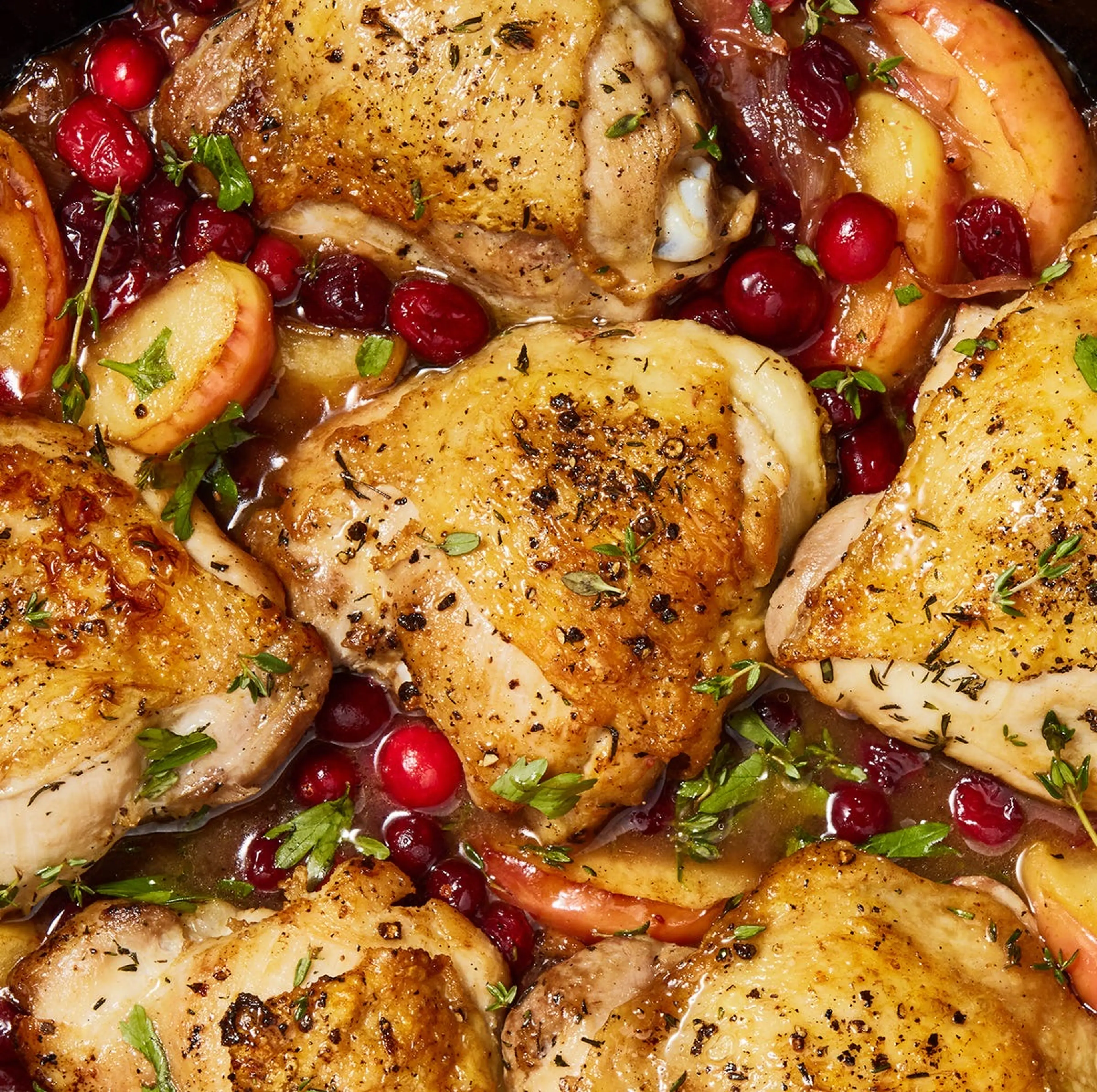 Apple & Cranberry Roasted Chicken