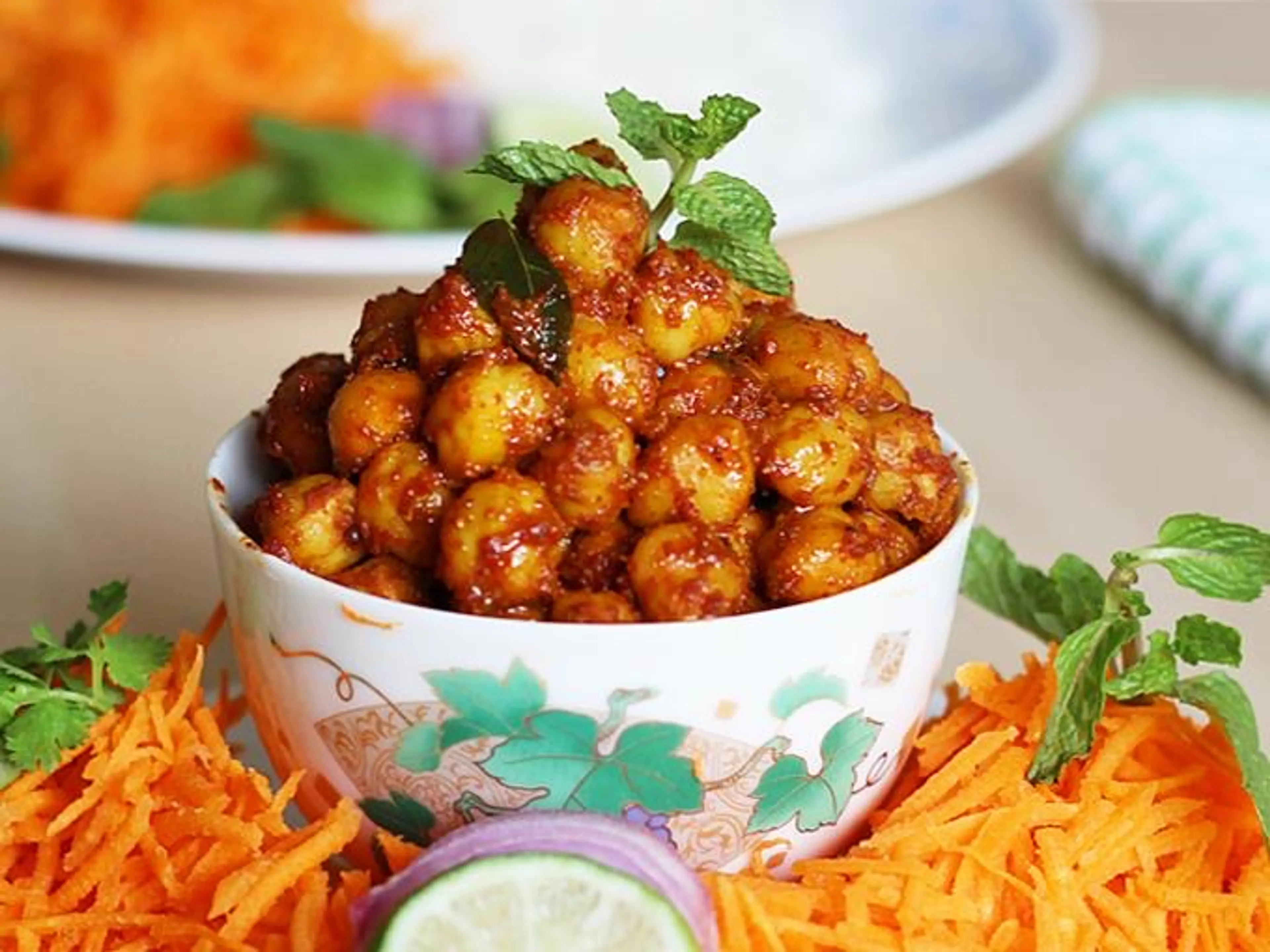 Dry chana recipe