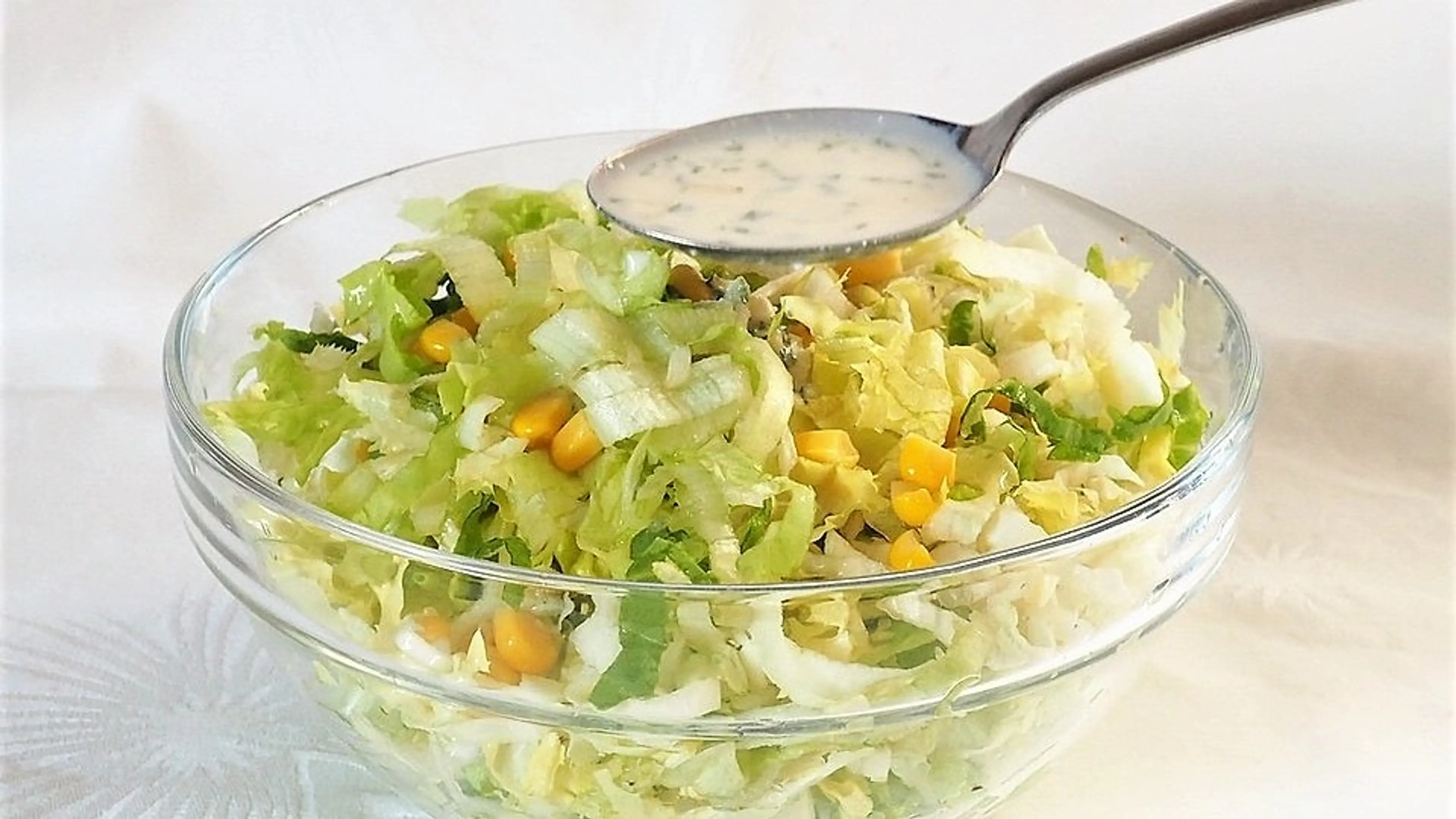 Einfaches Salatdressing ohne Öl
