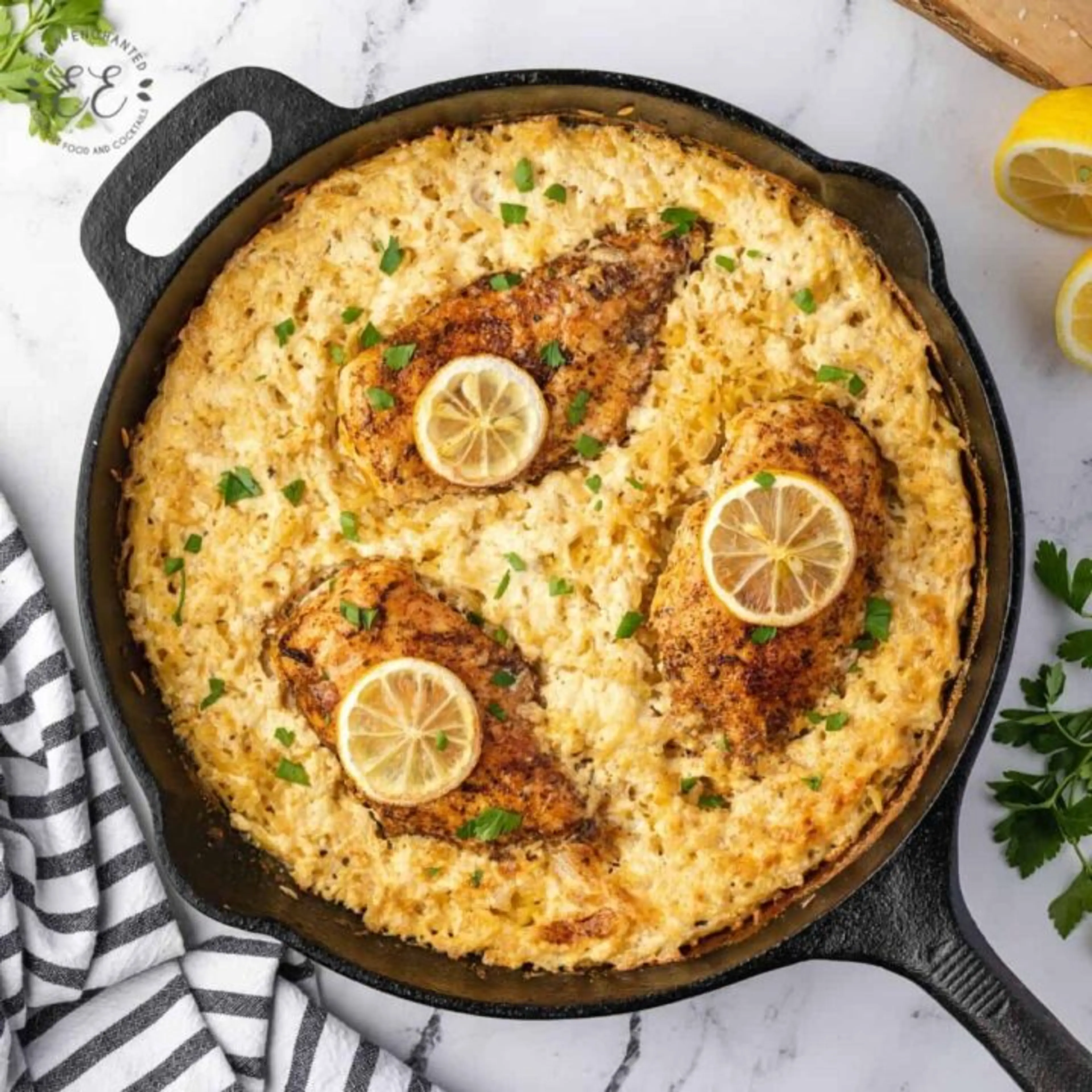 Lemon Chicken Orzo
