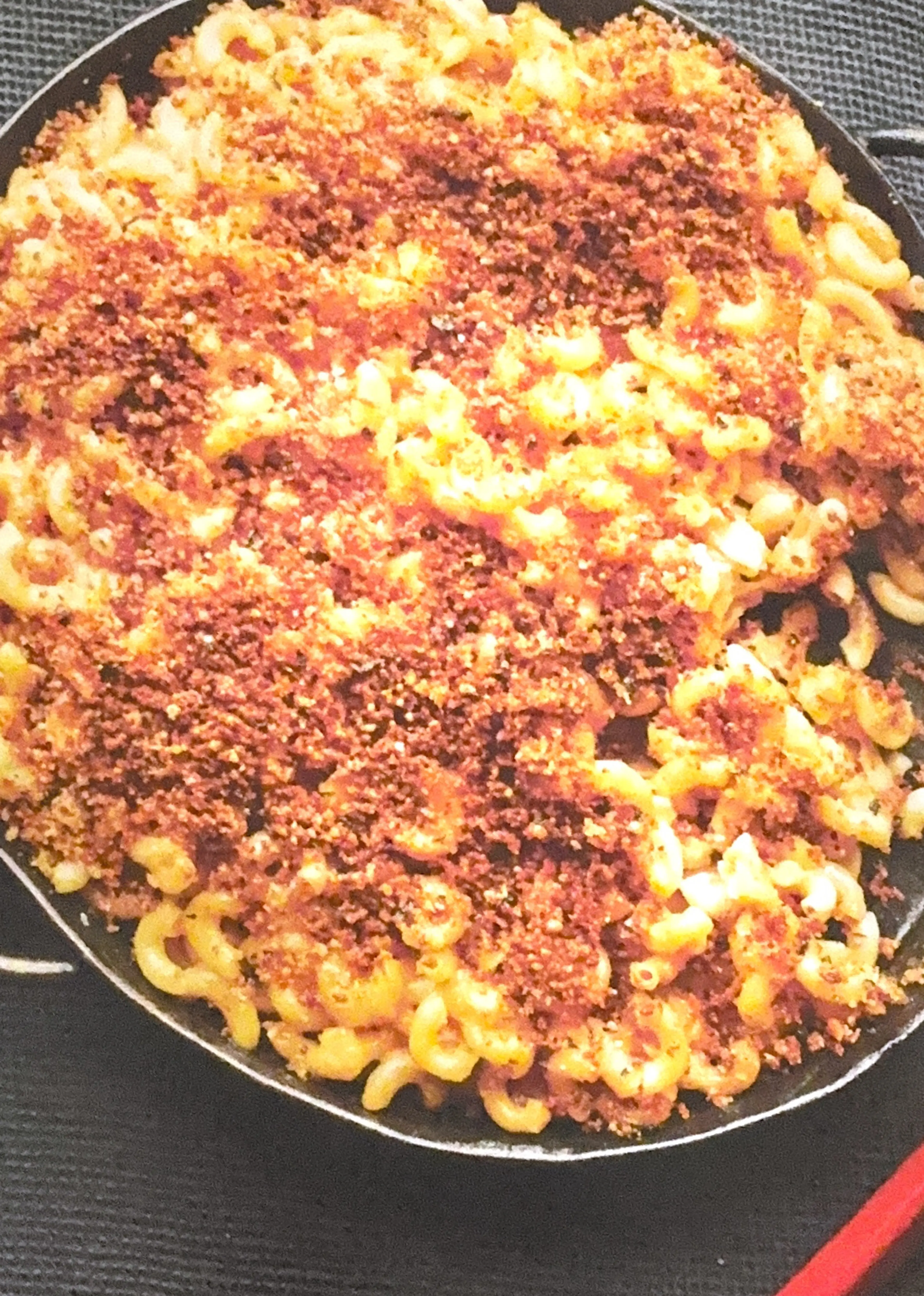 MACARONI AND CHEESE WITH GOUDA AND CARAMELIZED ONIONS