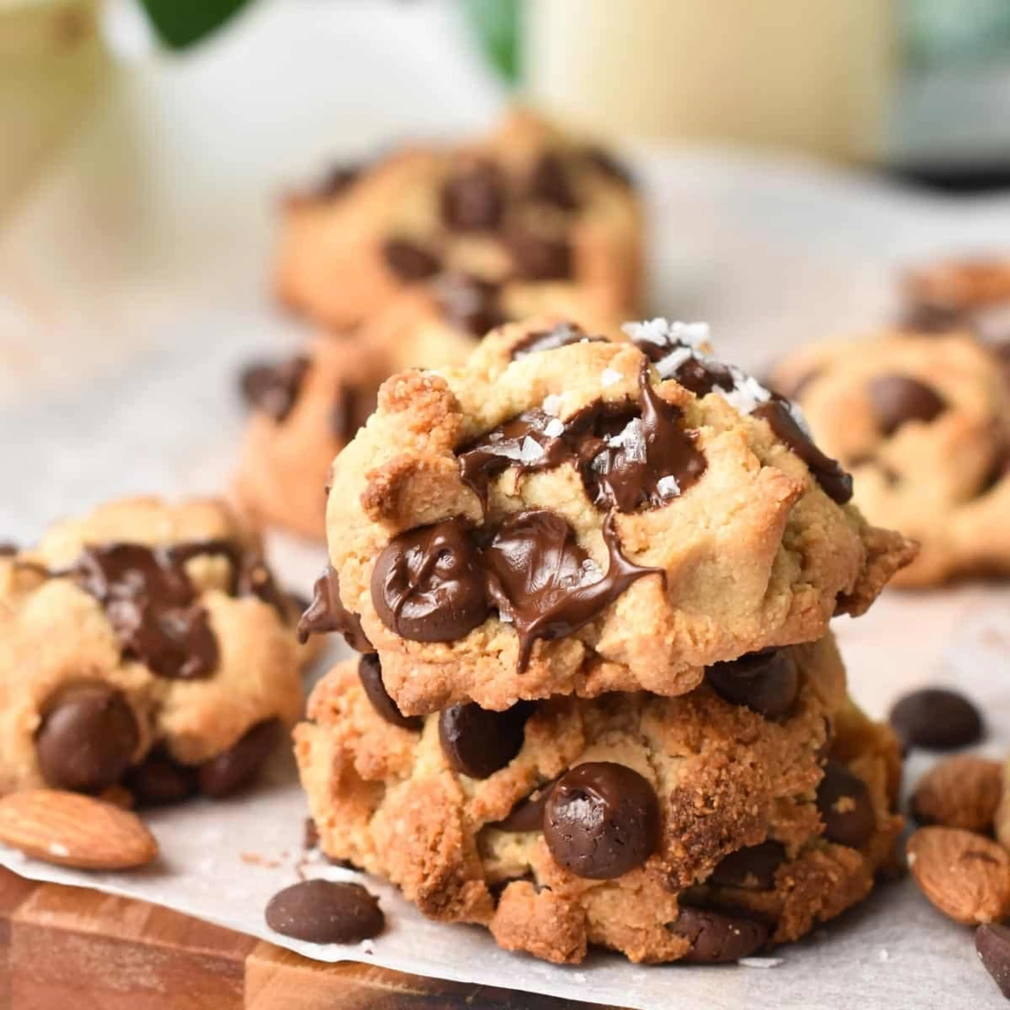 Almond Flour Chocolate Chip Cookies