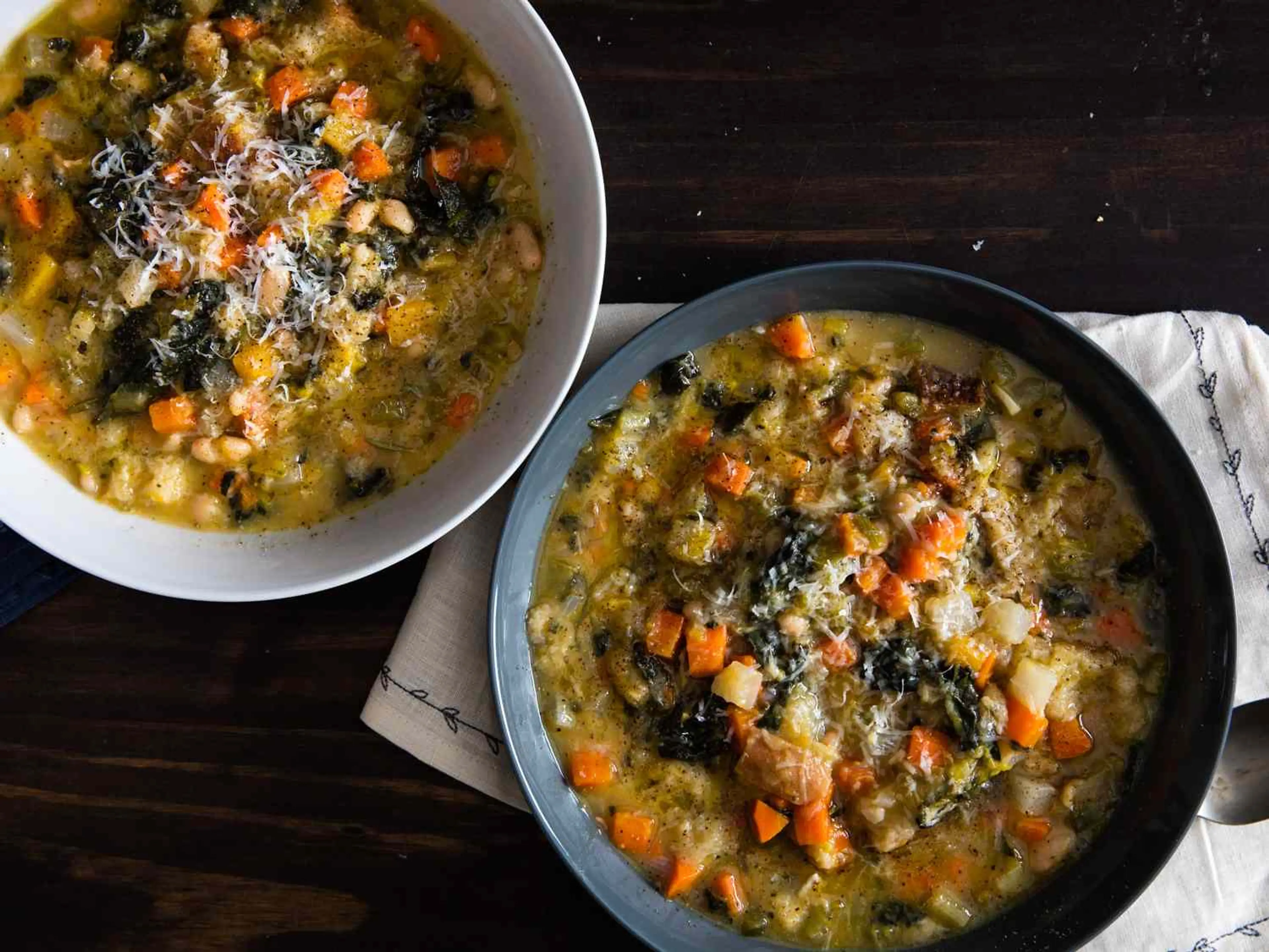 Ribollita (Hearty Tuscan Bean, Bread, and Vegetable Stew) Re