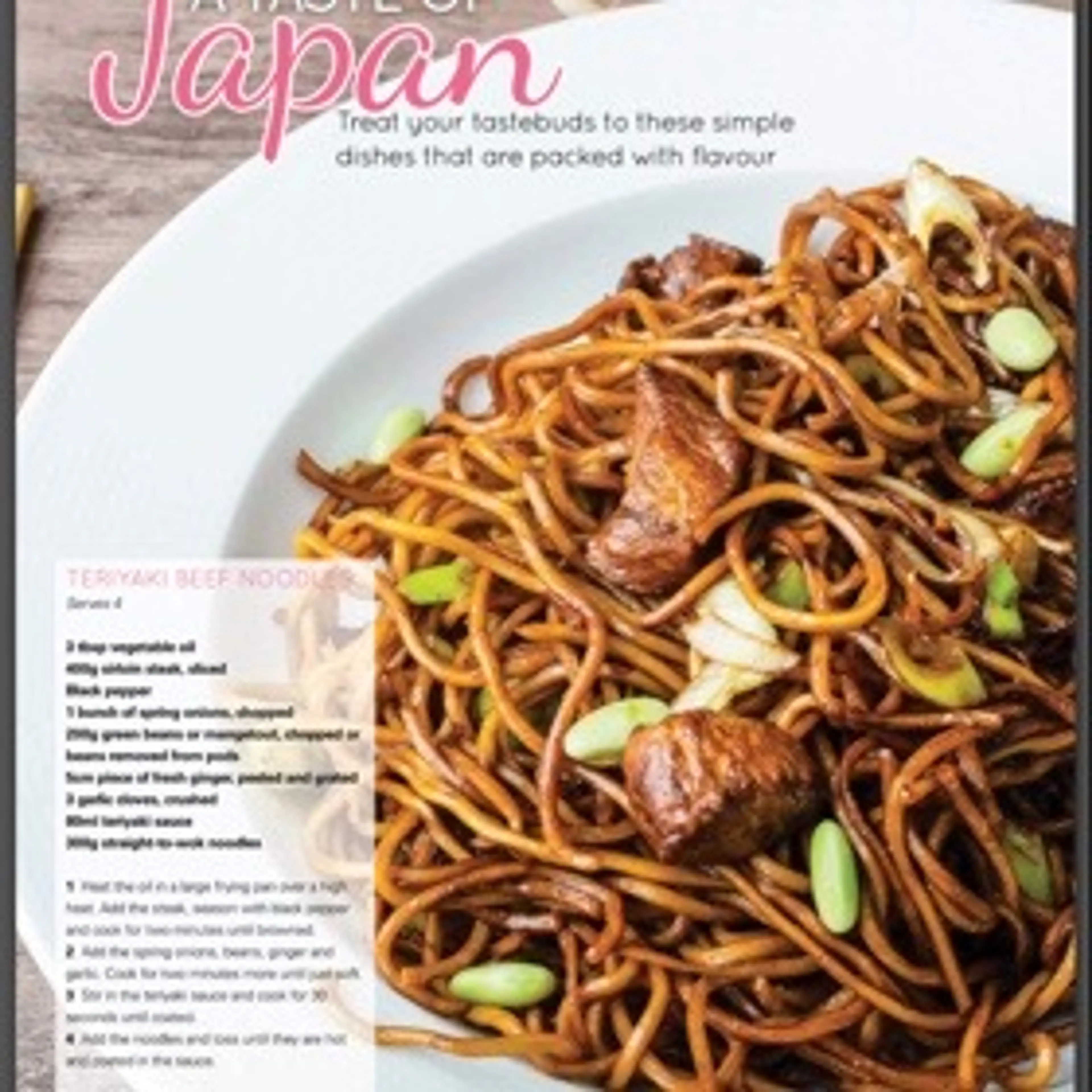TERIYAKI BEEF NOODLES