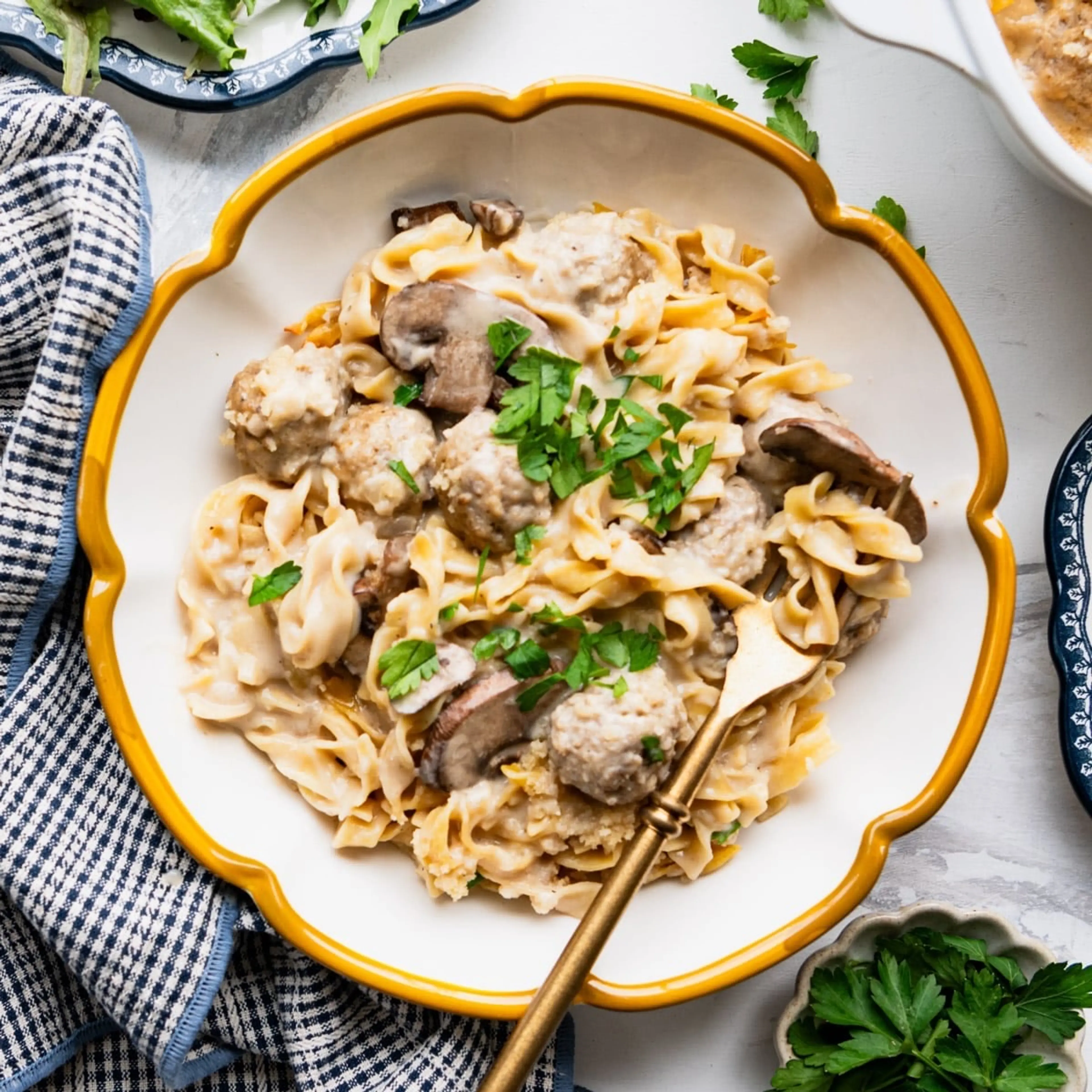 Beef Stroganoff Casserole {Dump-and-Bake}