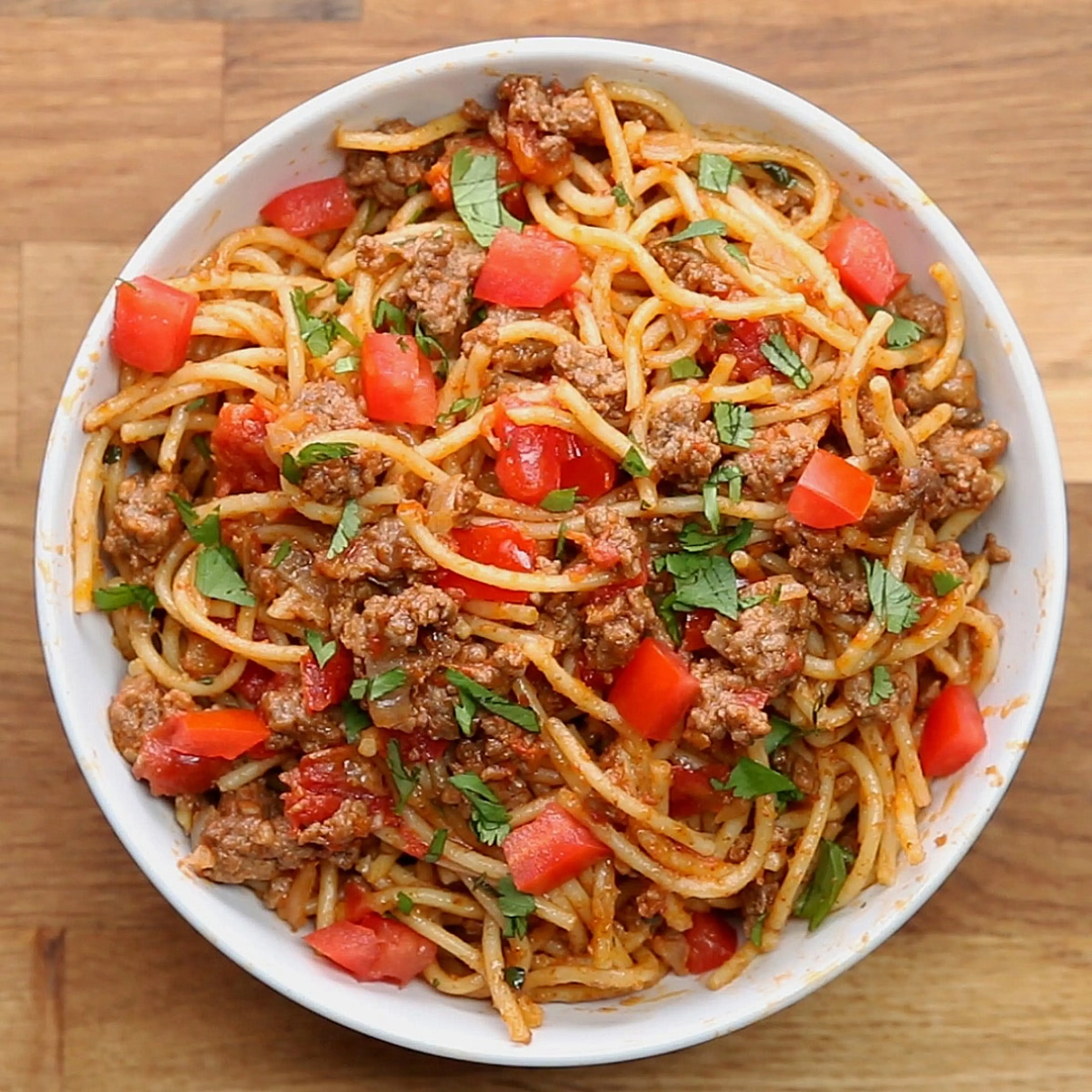 One-Pot Taco Spaghetti Recipe by Tasty