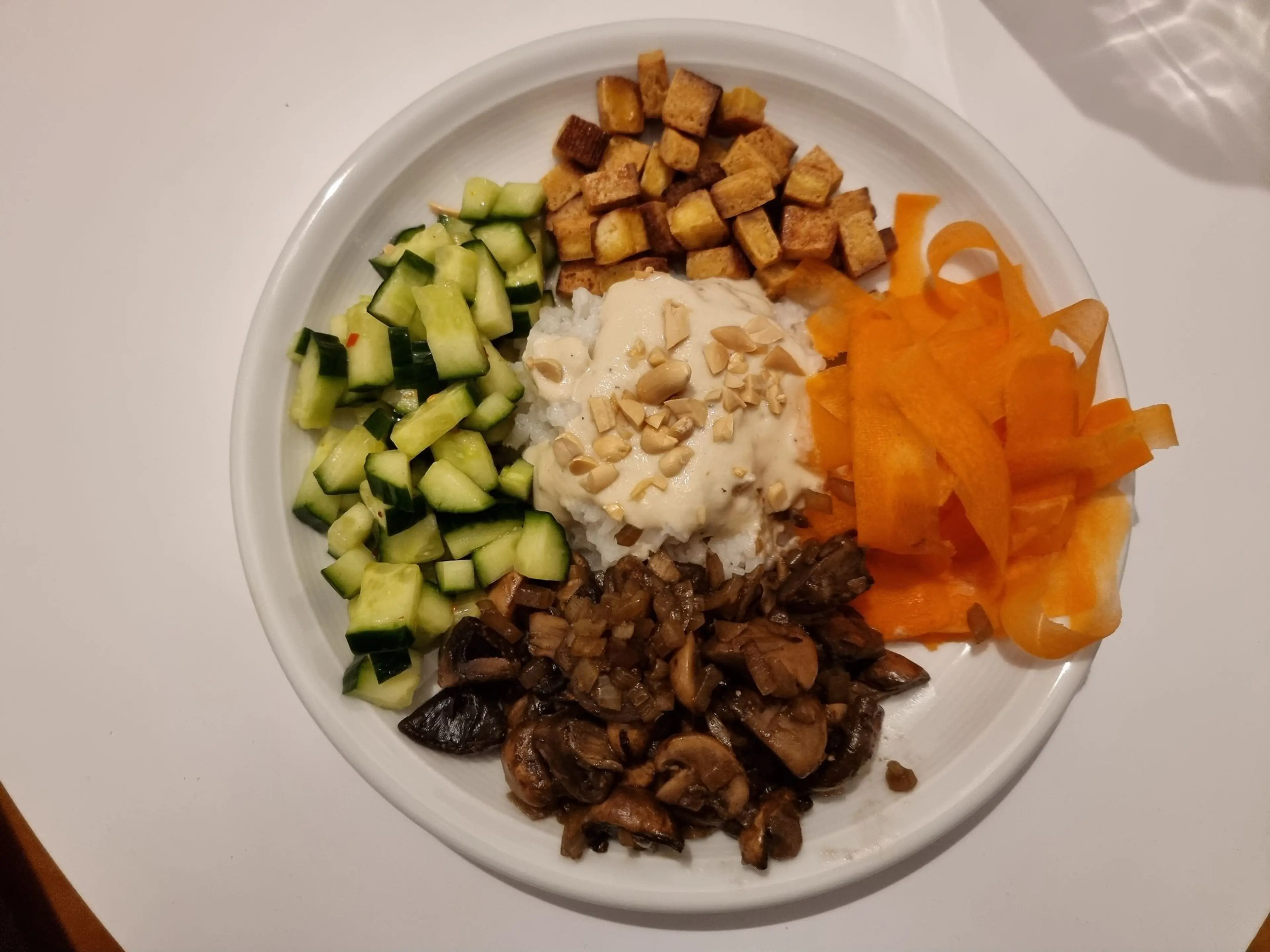 Vegane Reis-Bowl