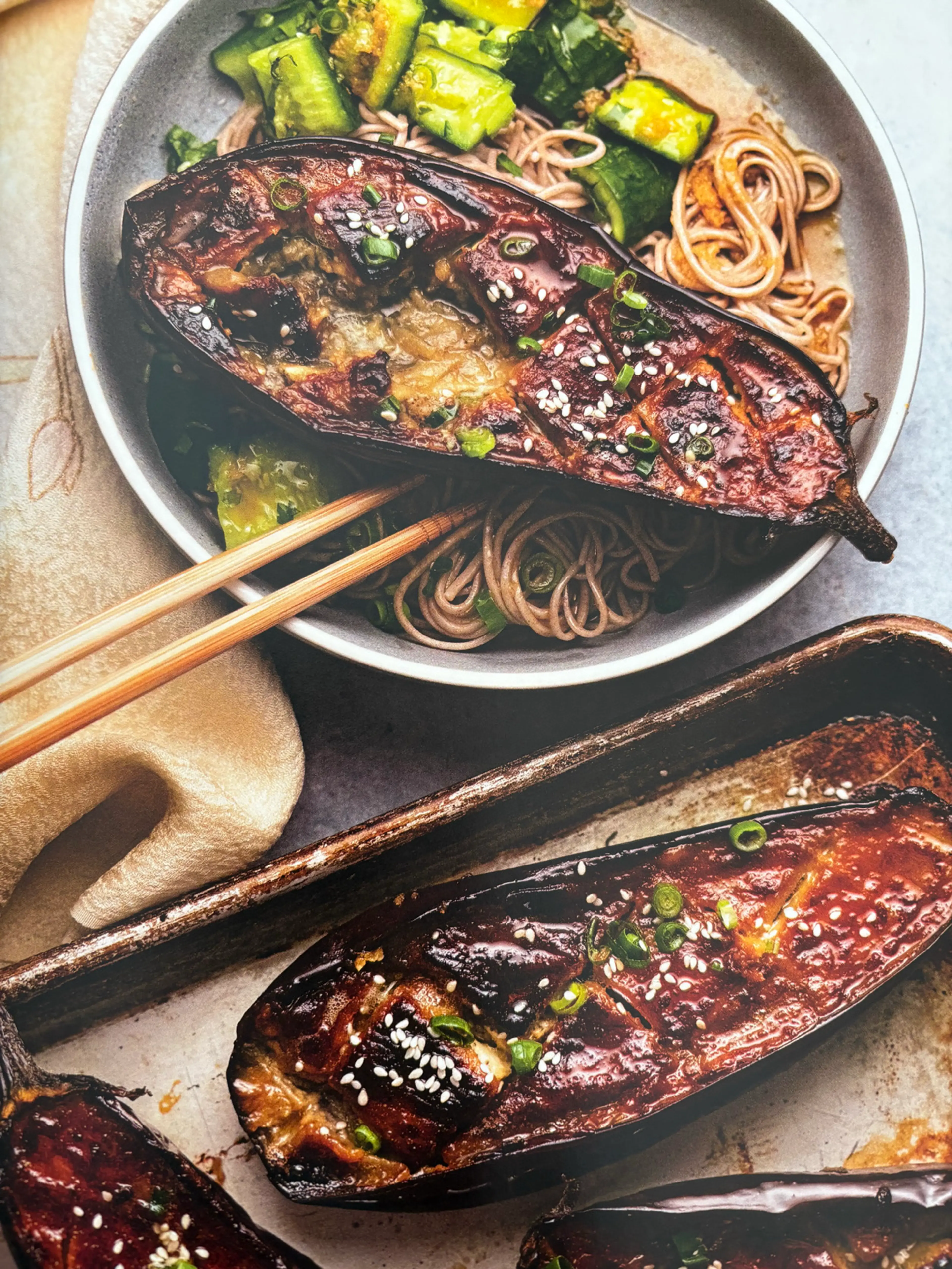 MISO-GLAZED EGGPLANT
