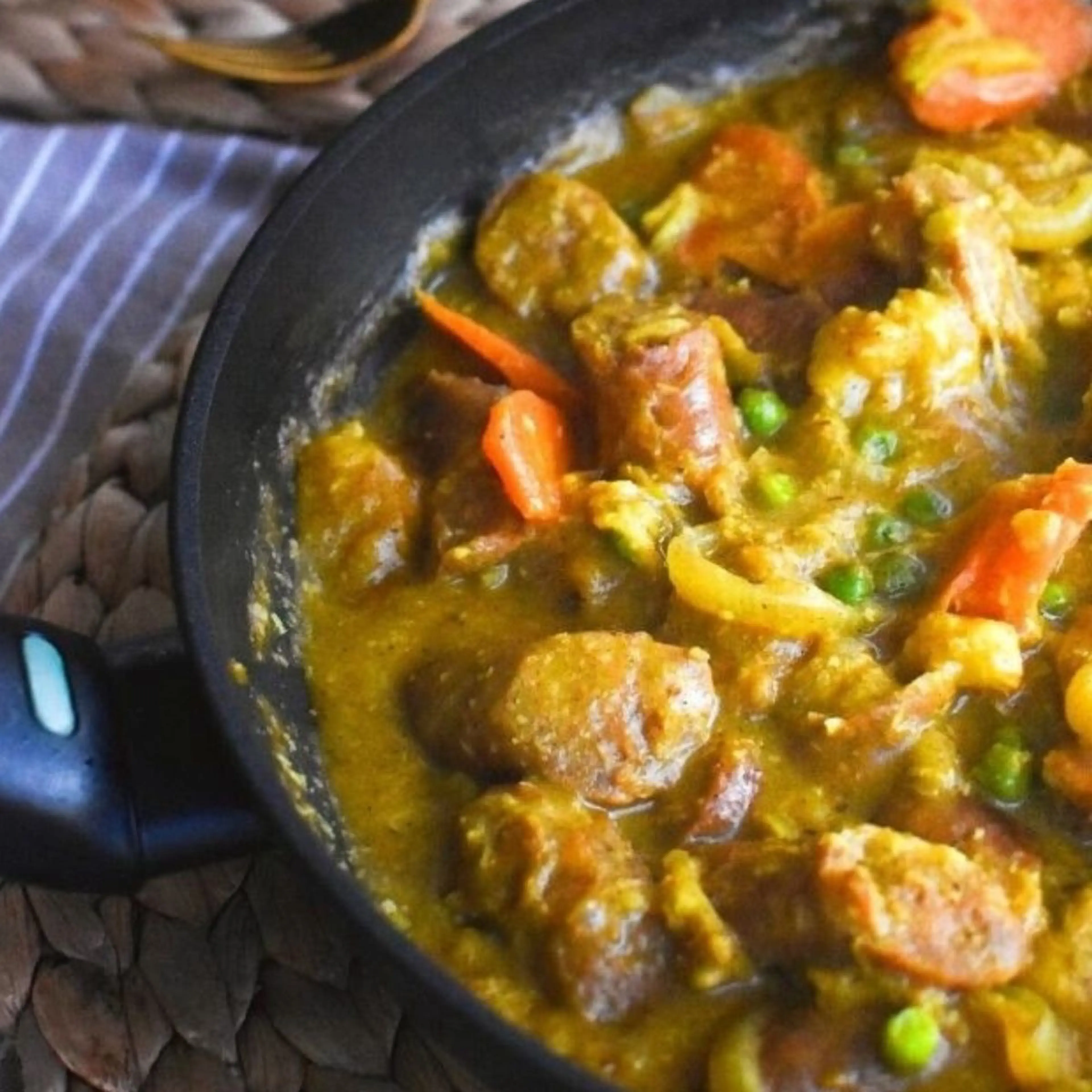 Curried Sausages