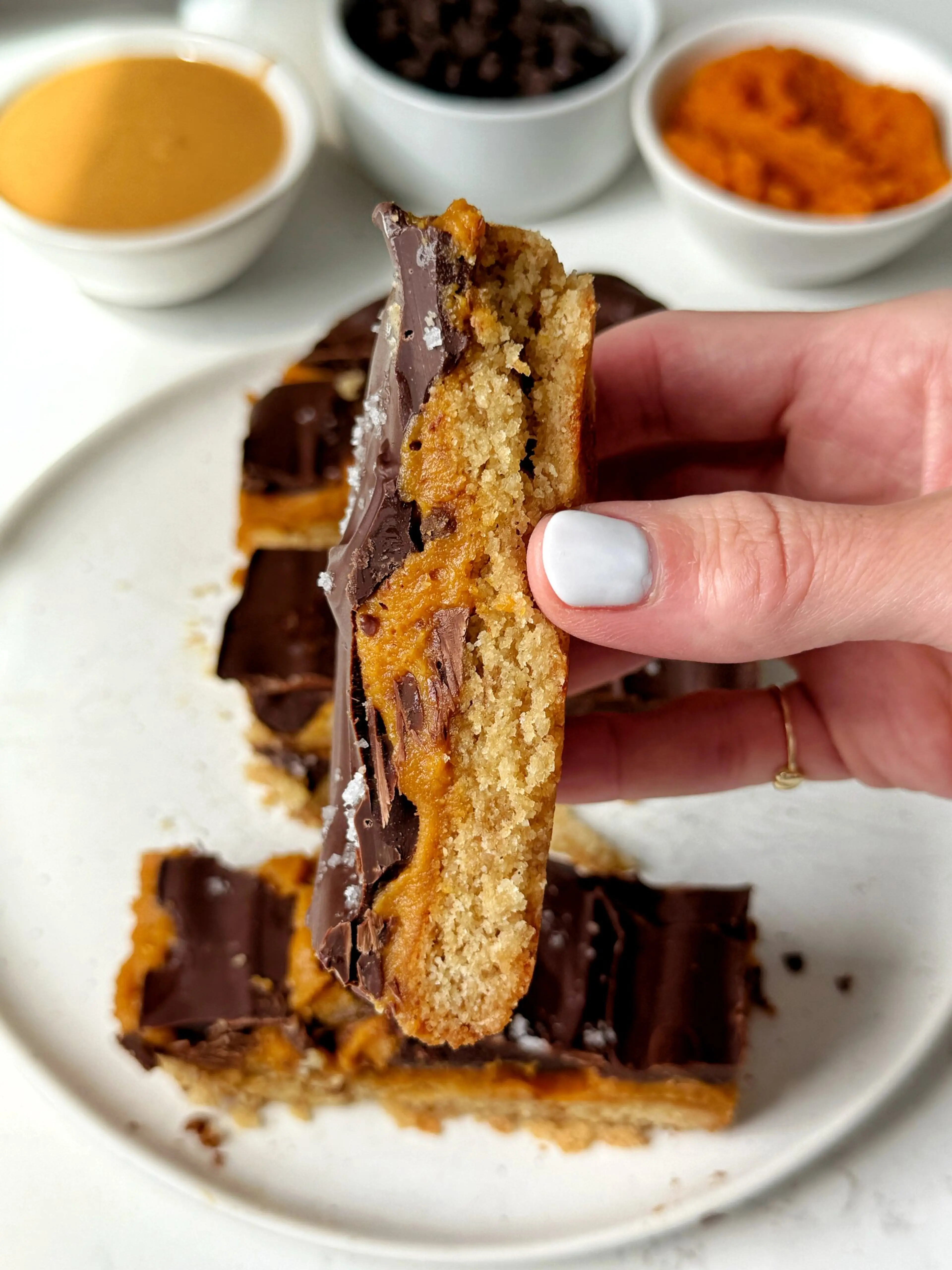 Pumpkin Twix Bars (gluten-free)