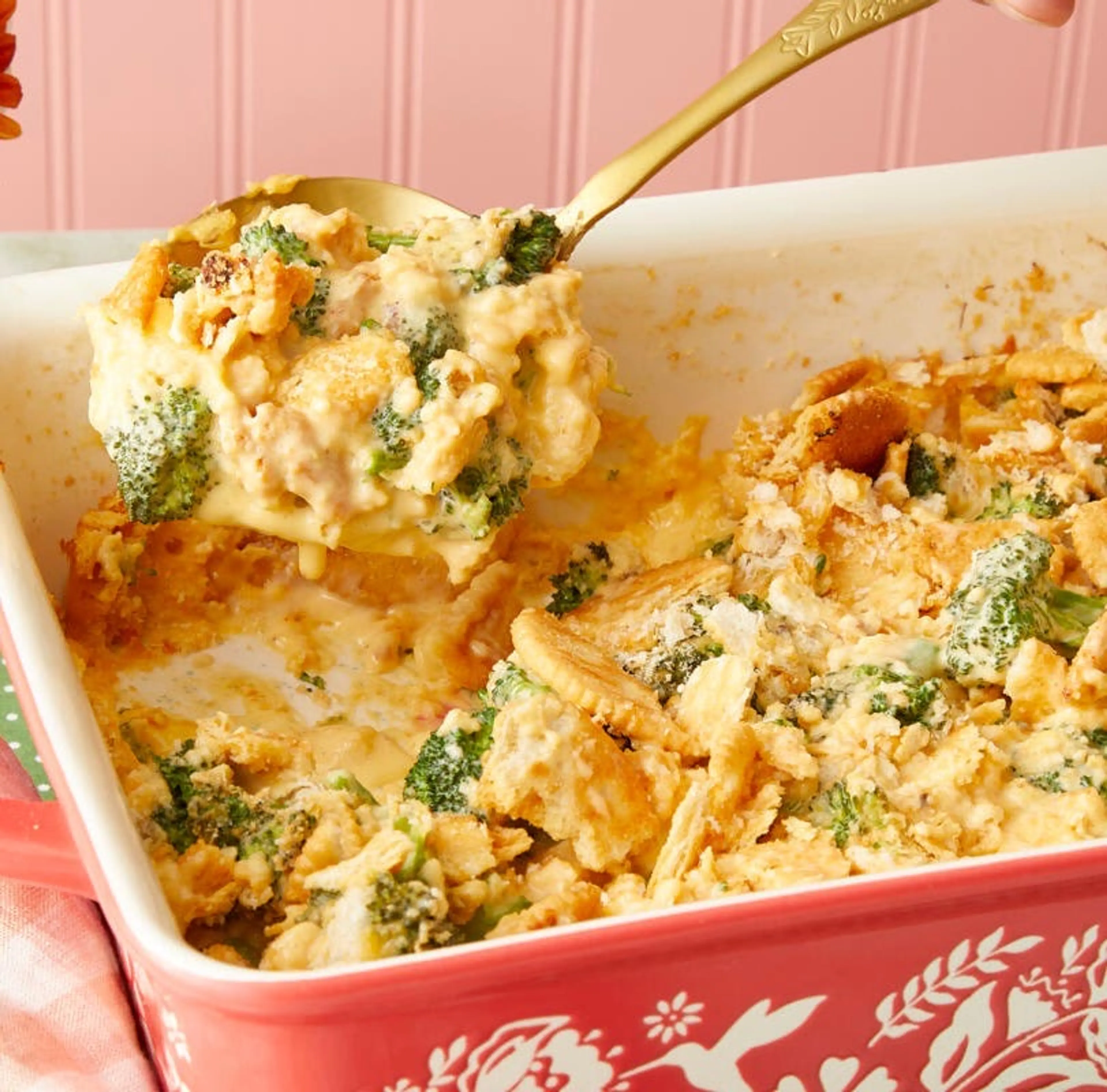 Broccoli Cheese and Cracker Casserole