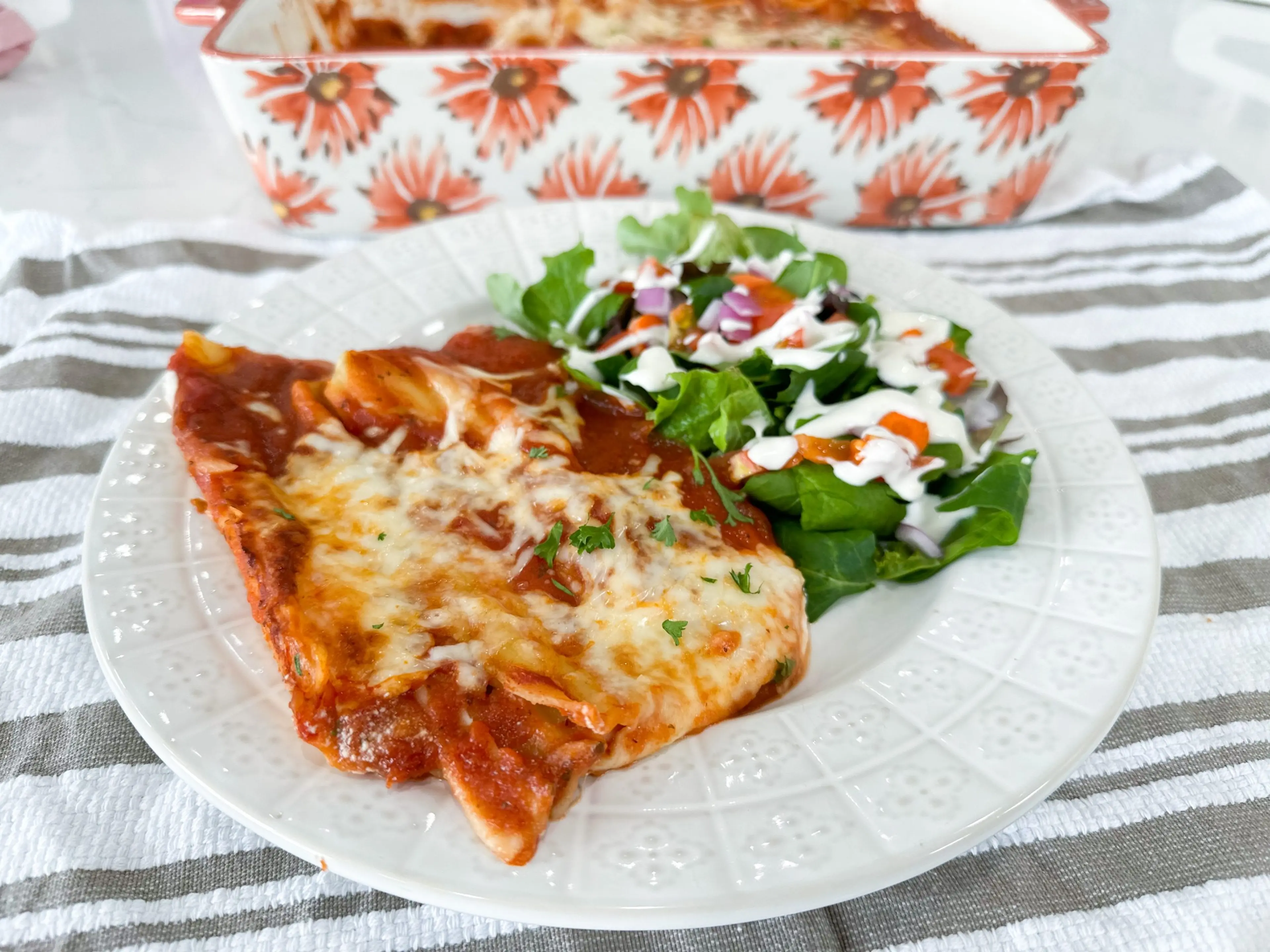 Easy Cheese Manicotti