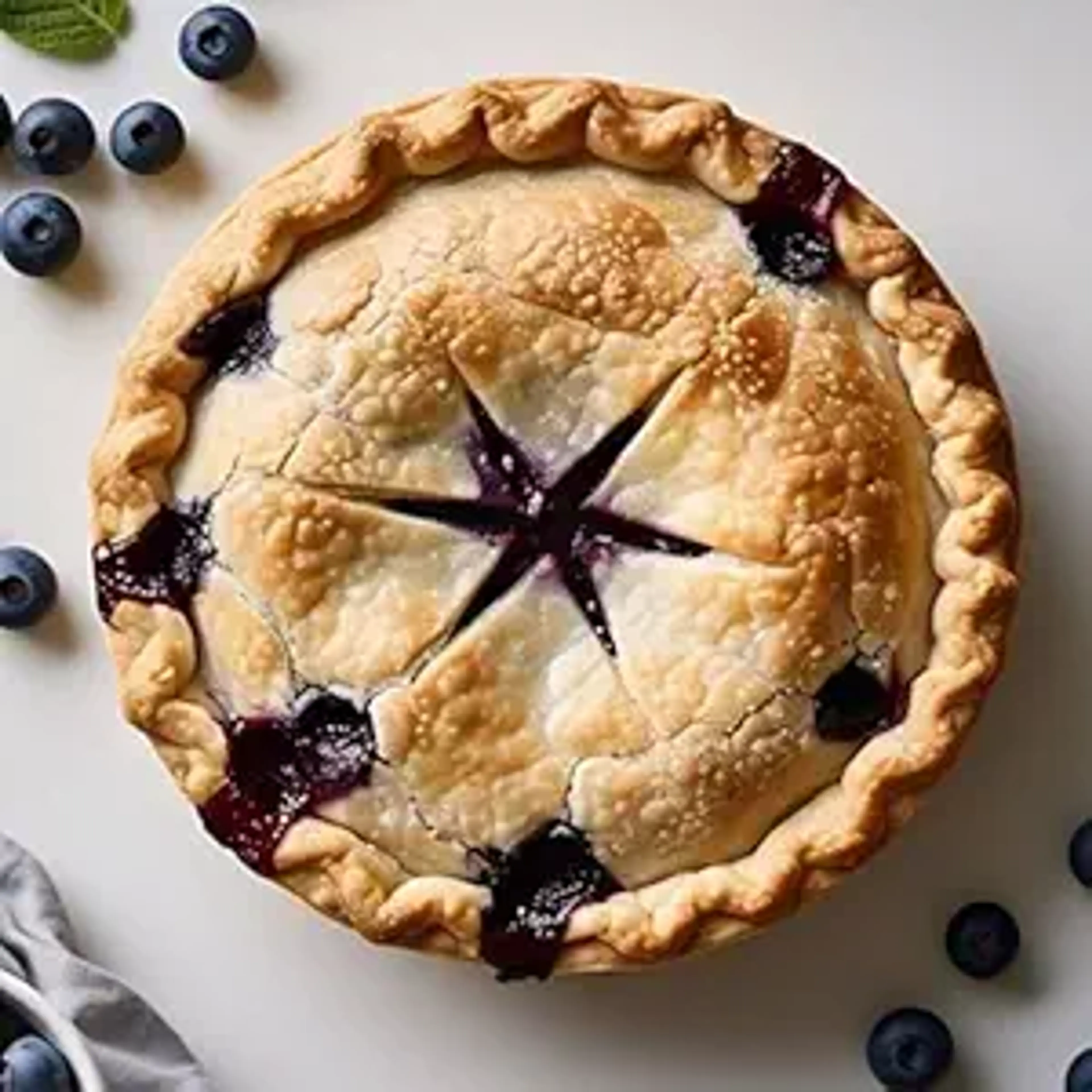 Blueberry Pot Pie