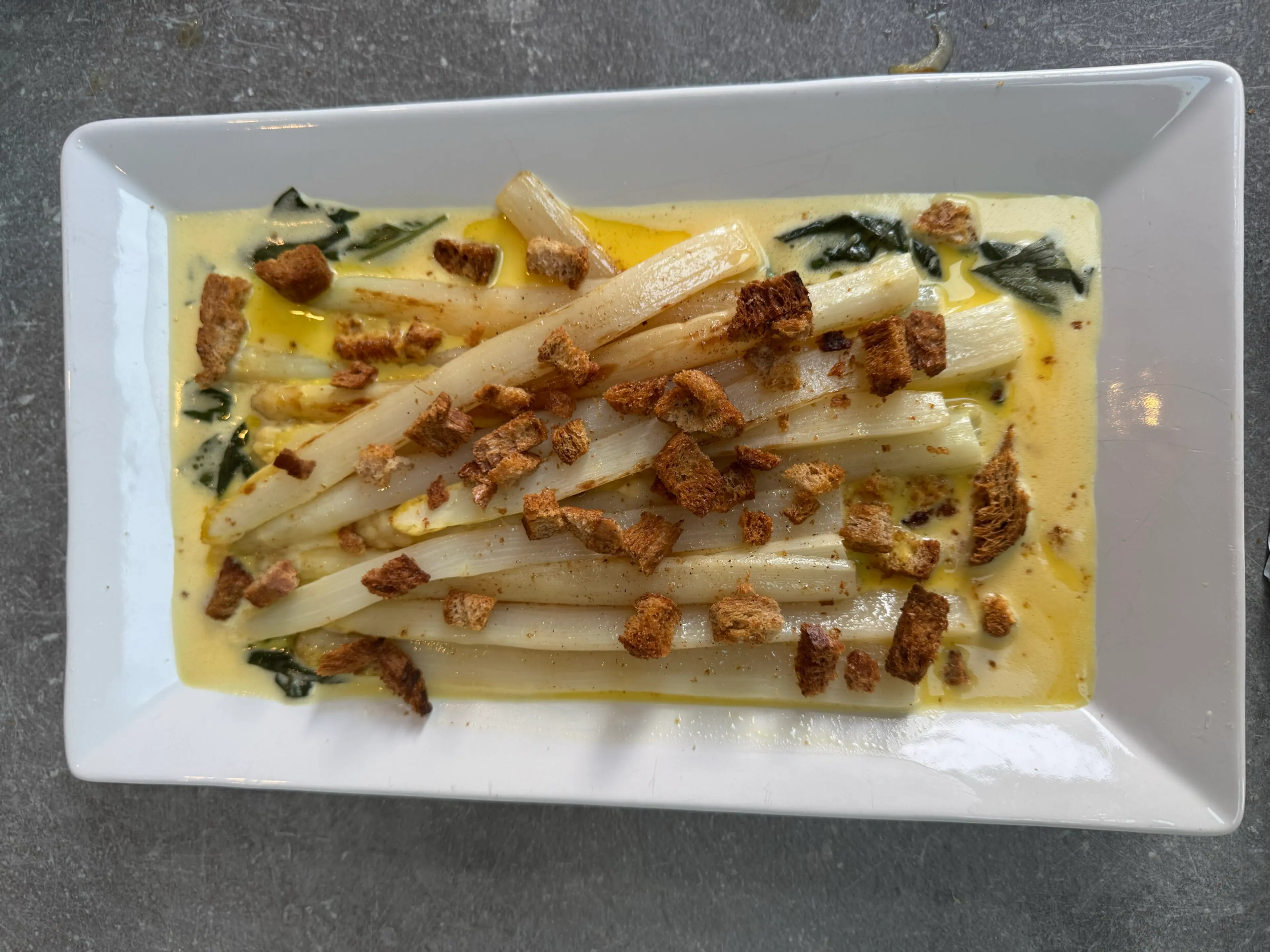 Asperges Met Sinaasappel Basilicum Boter
