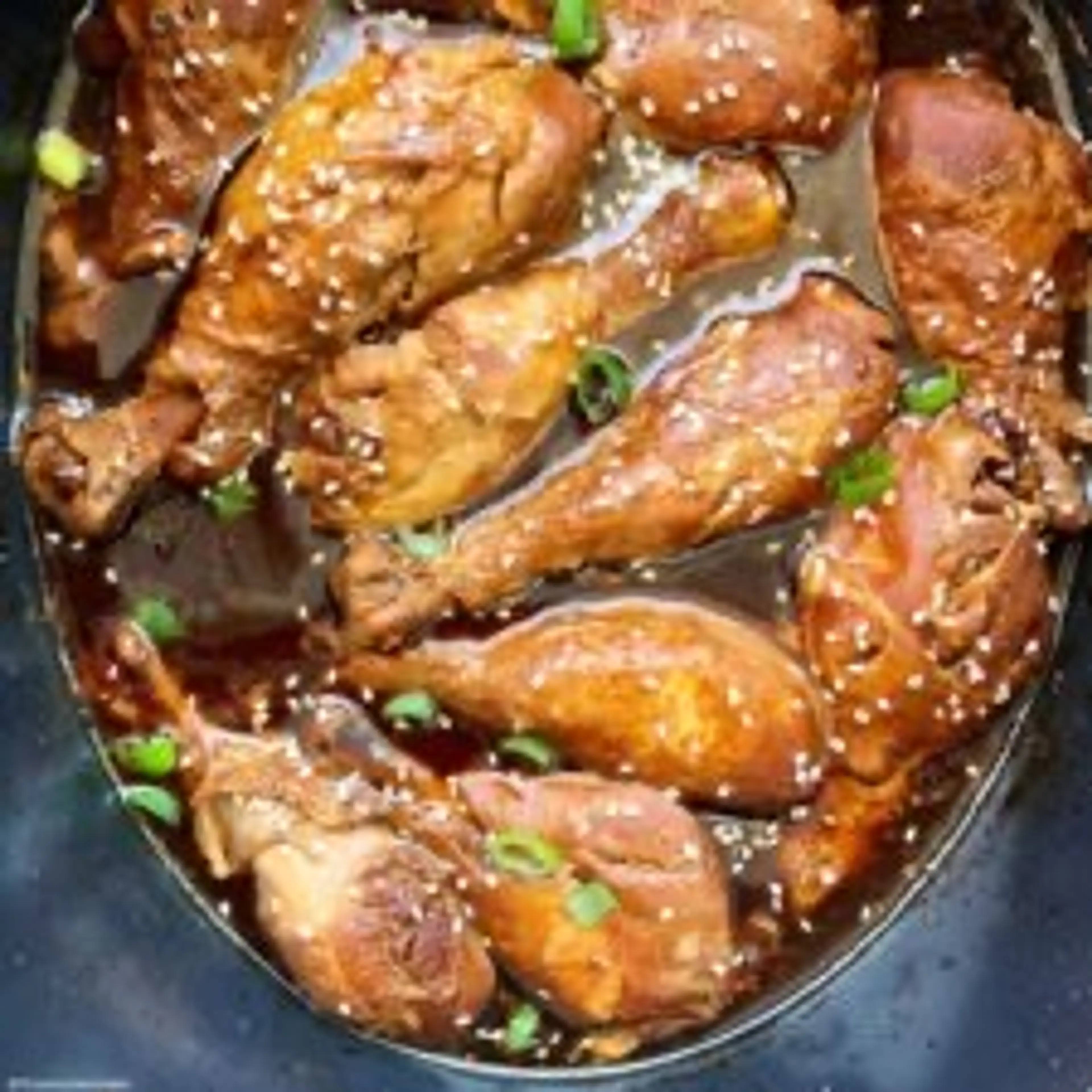 Slow Cooker Teriyaki Chicken Legs