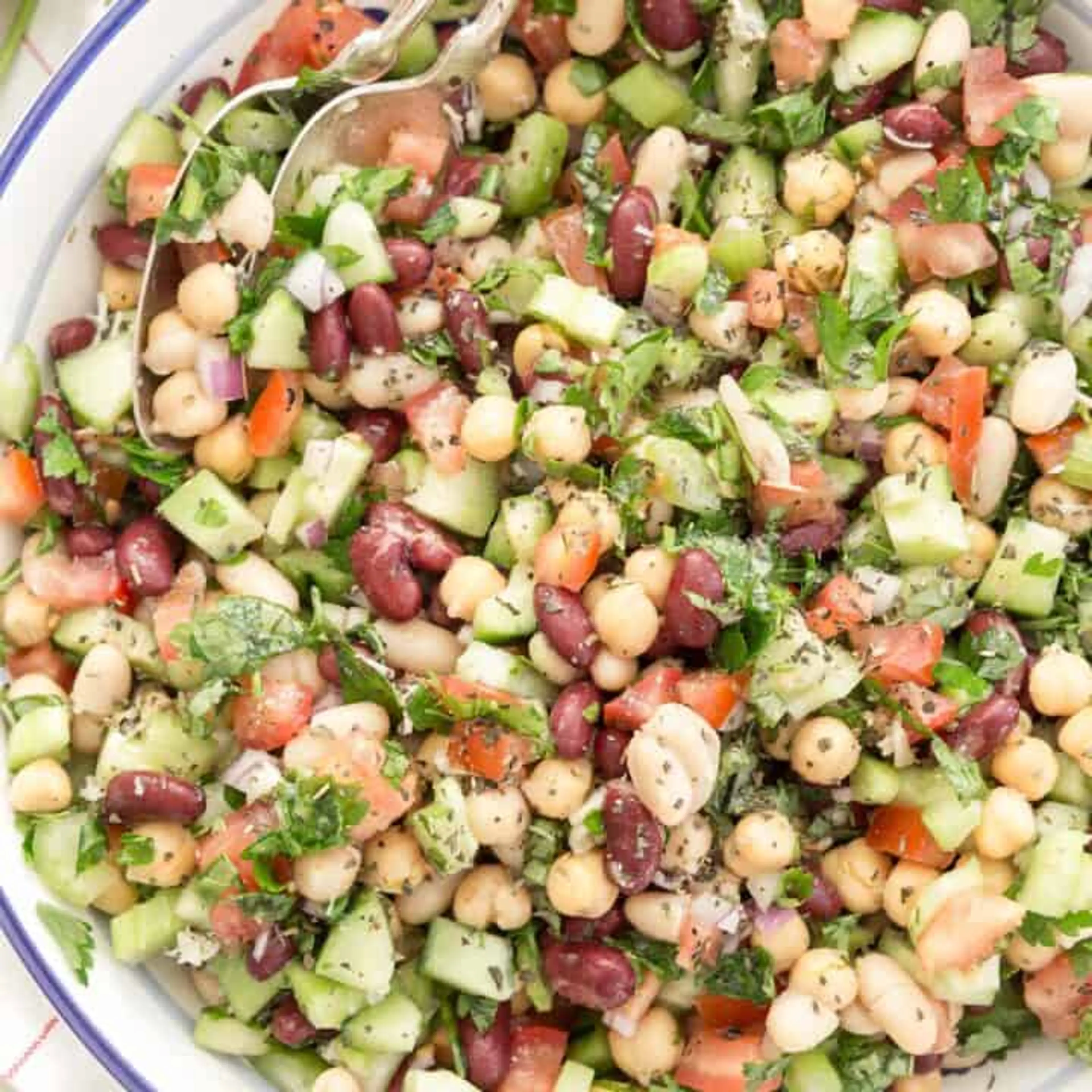 Mediterranean Bean Salad