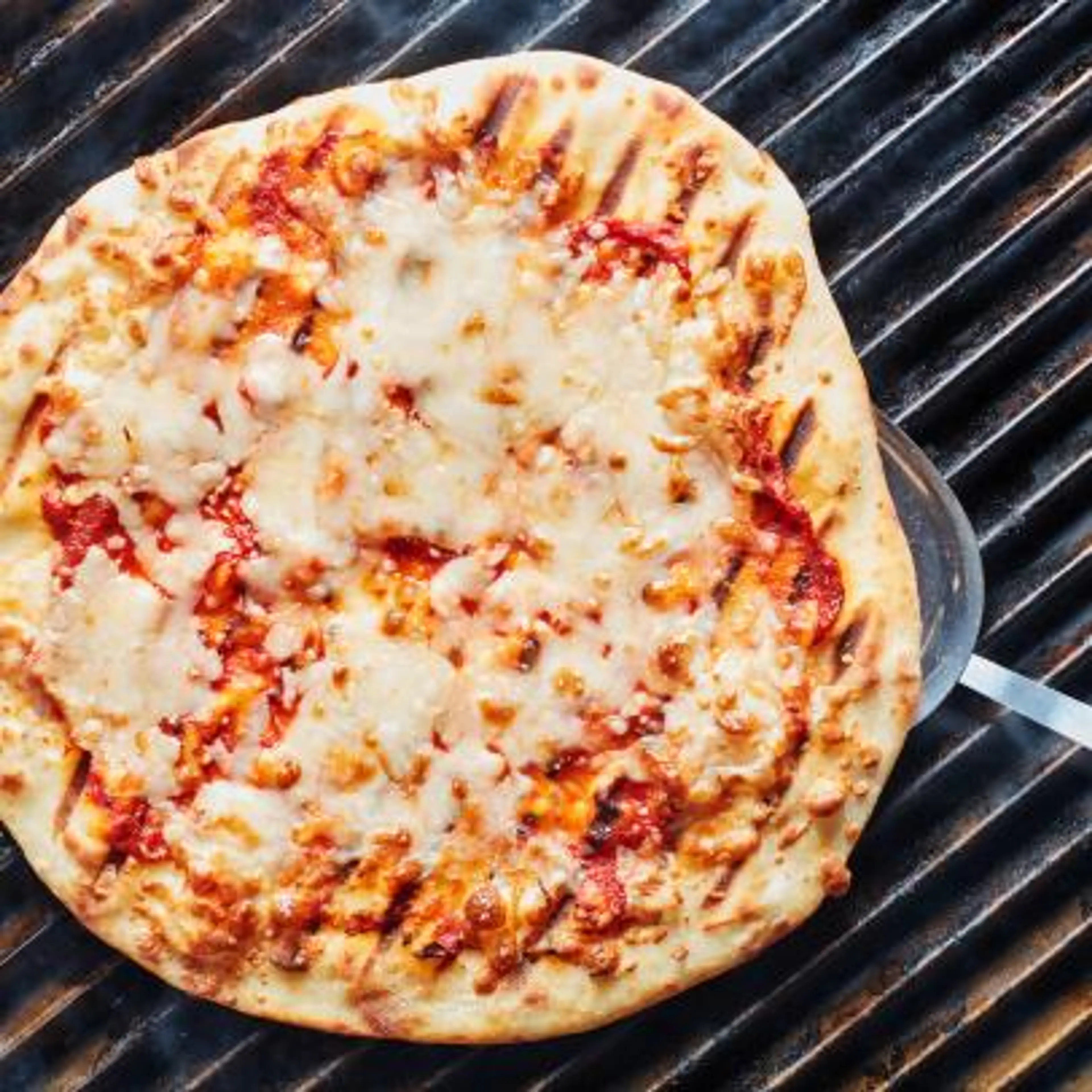 2-Ingredient Grilled Pizza Dough