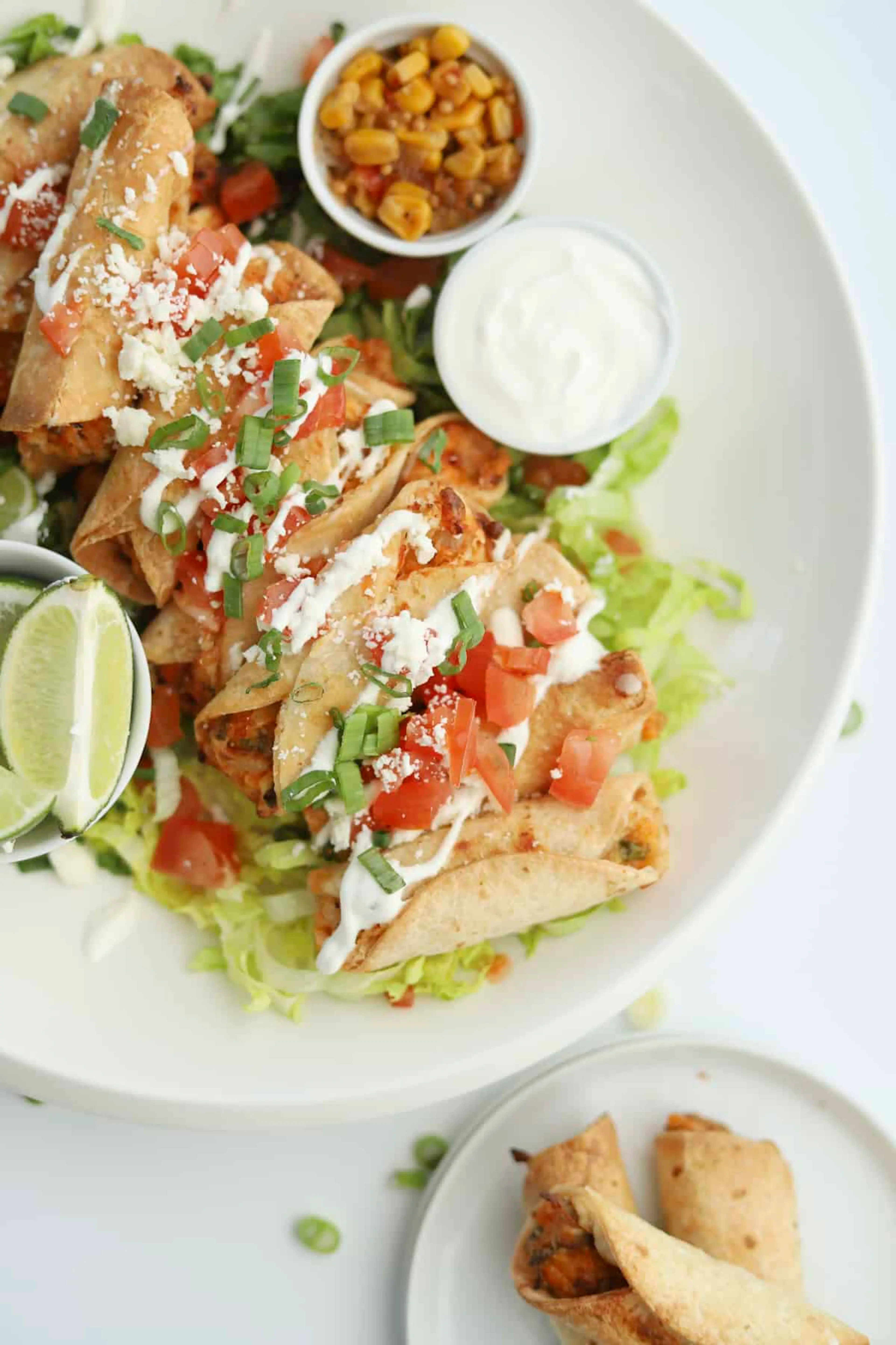 Mini Air Fryer Chicken Taquitos