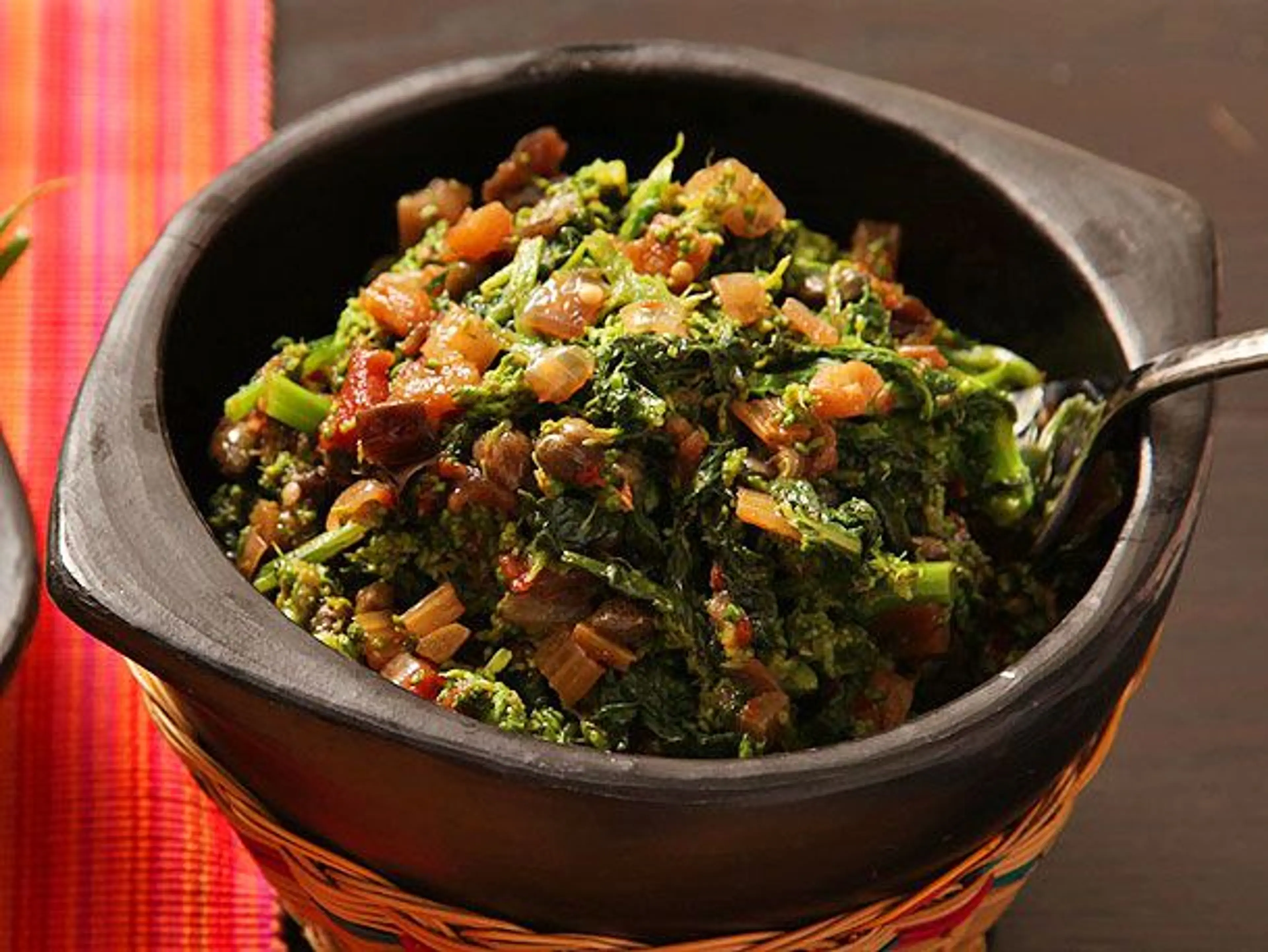 Sicilian-Style Broccoli Rabe With Eggplant and Capers Recipe