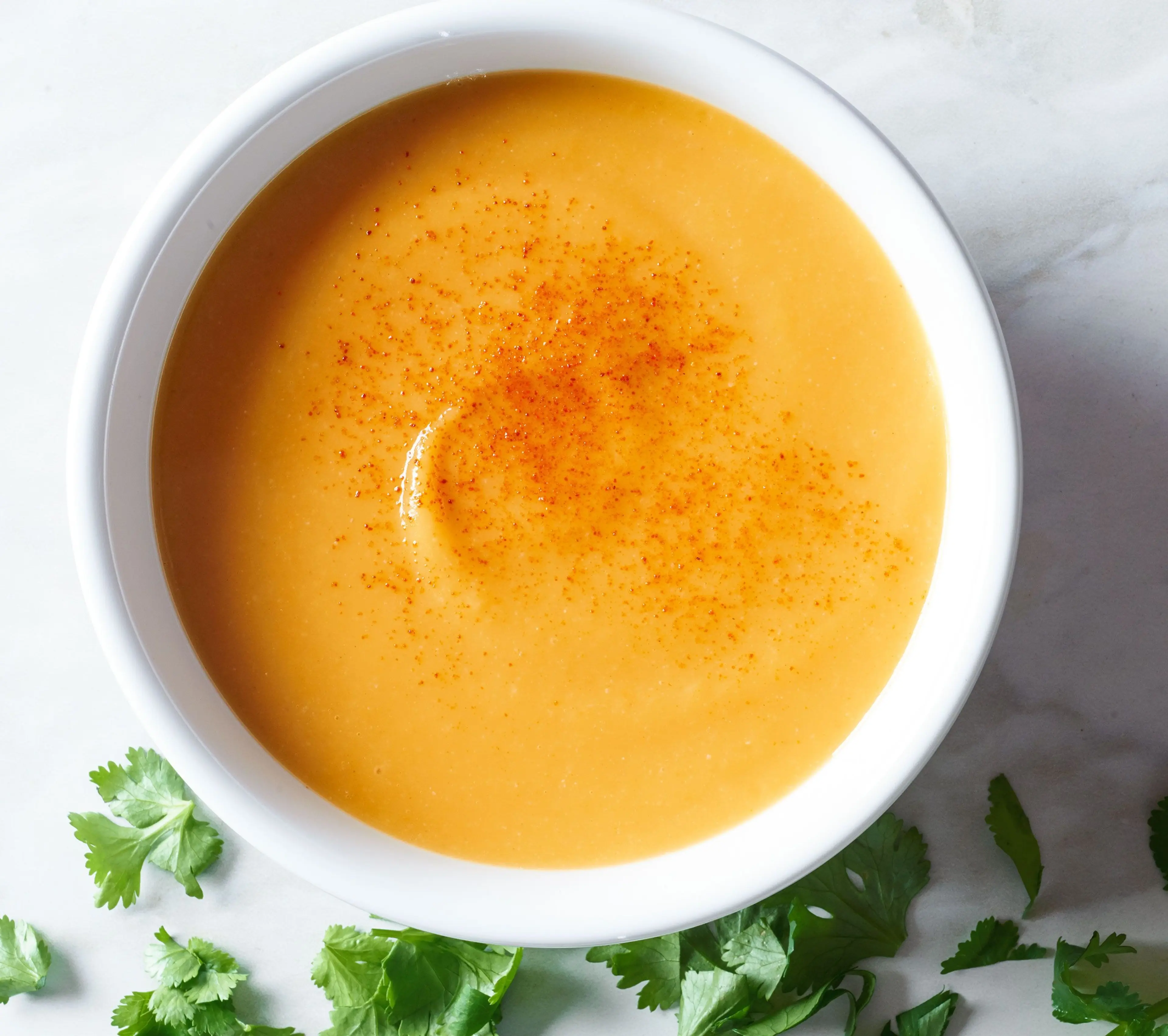 Slow-Cooker Creamy Cauliflower & Sweet Potato Soup