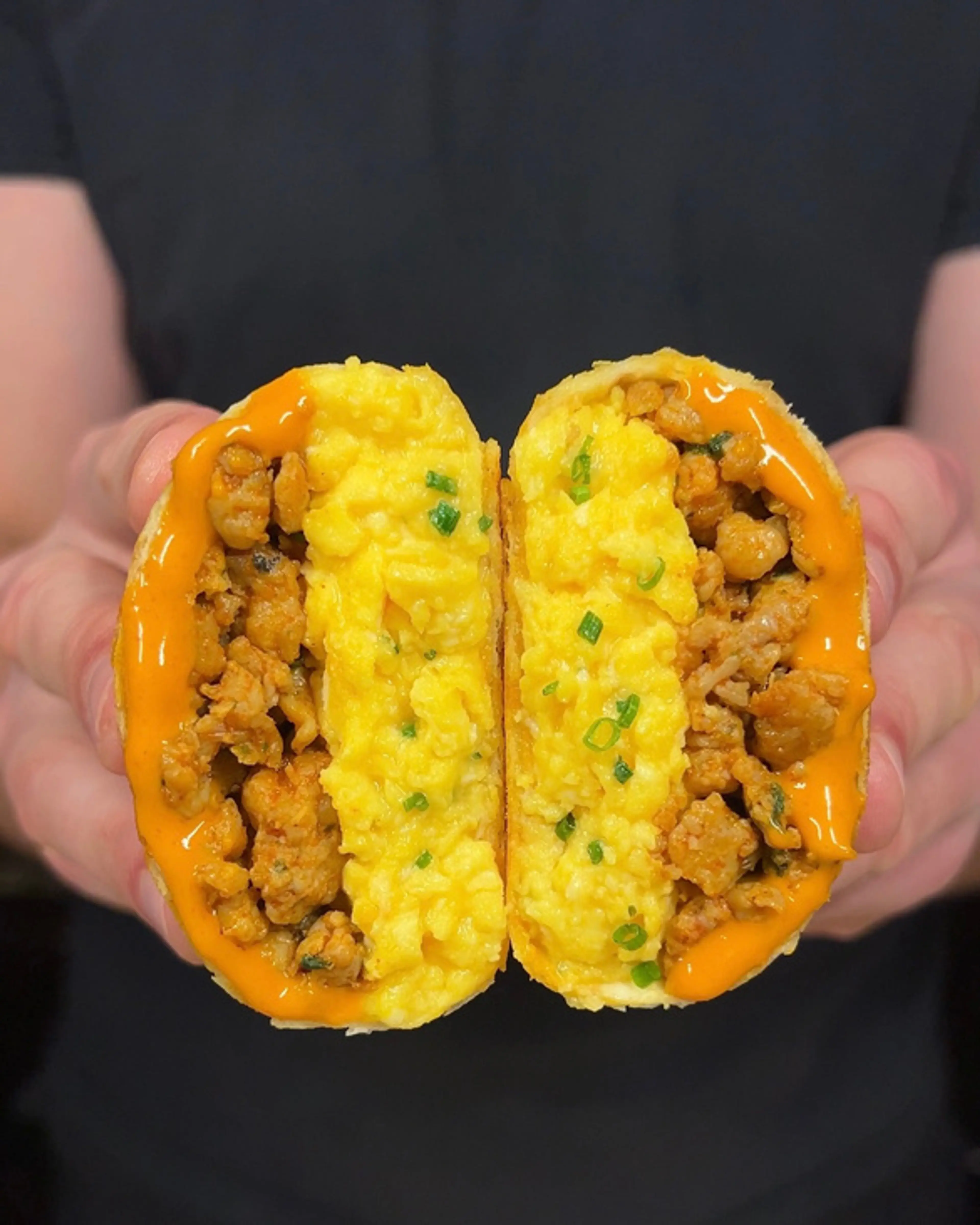 Chicken Sausage Breakfast Burritos